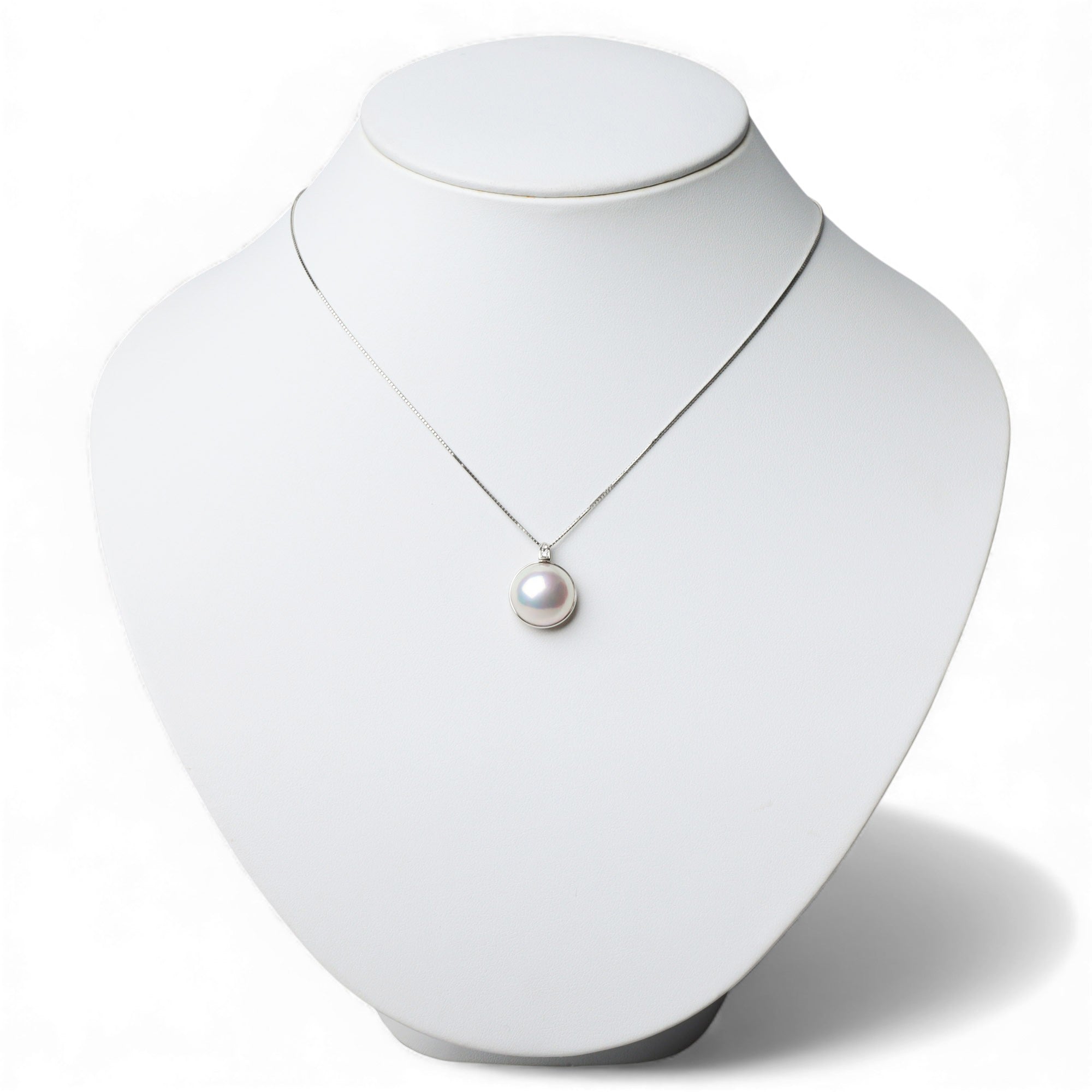 Mabe珍珠吊坠顶部13mm+ PT900