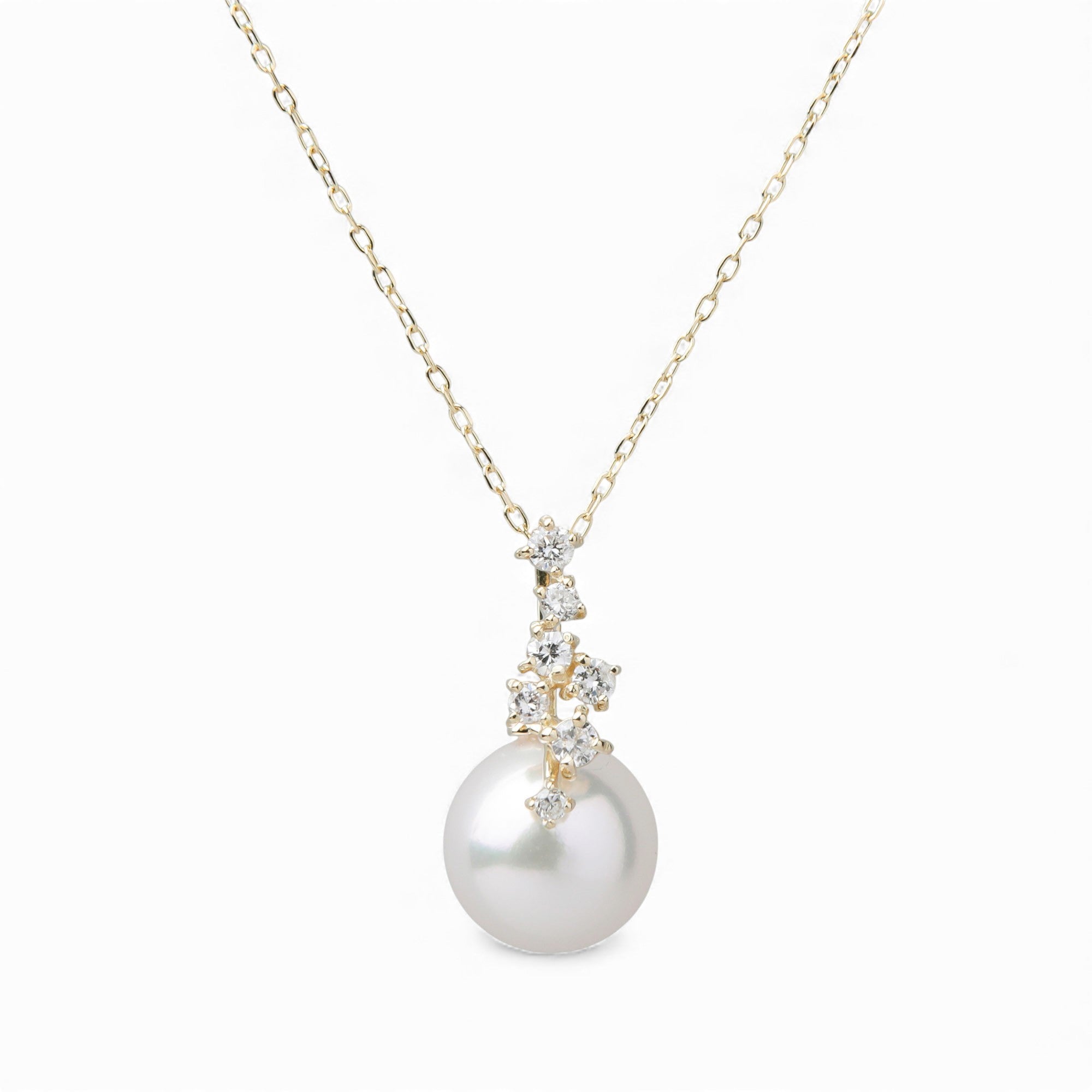 Aurora Hanadama Pearl Pendant 8.5–9.0mm K18YG