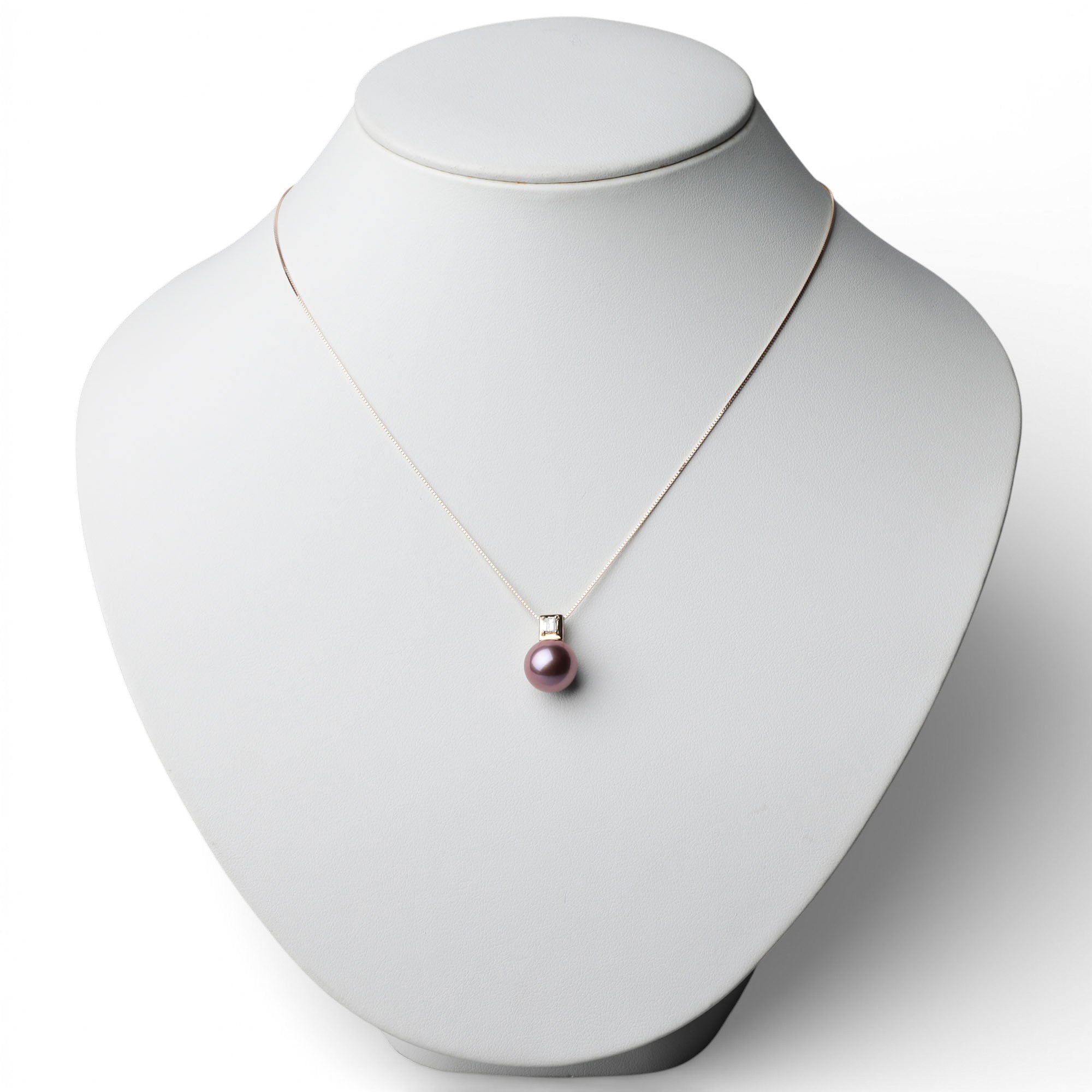 Mauvette Freshwater Pearl Pendant 11mmUP K18YG