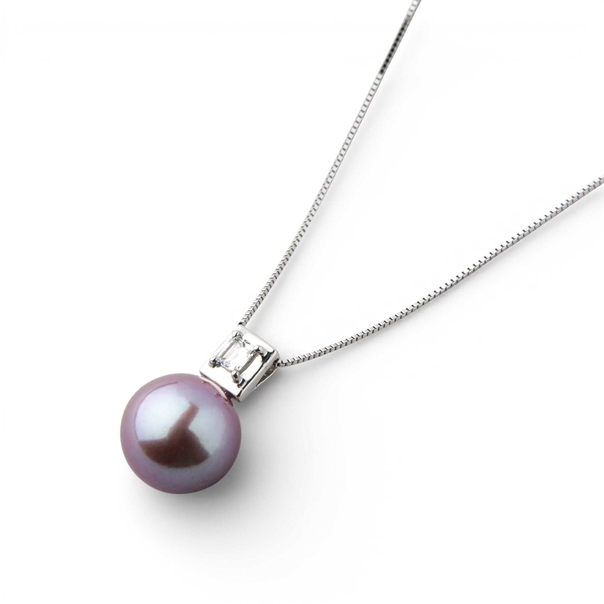 Mauvette Freshwater Pearl Pendant 11mmUP PT900/850