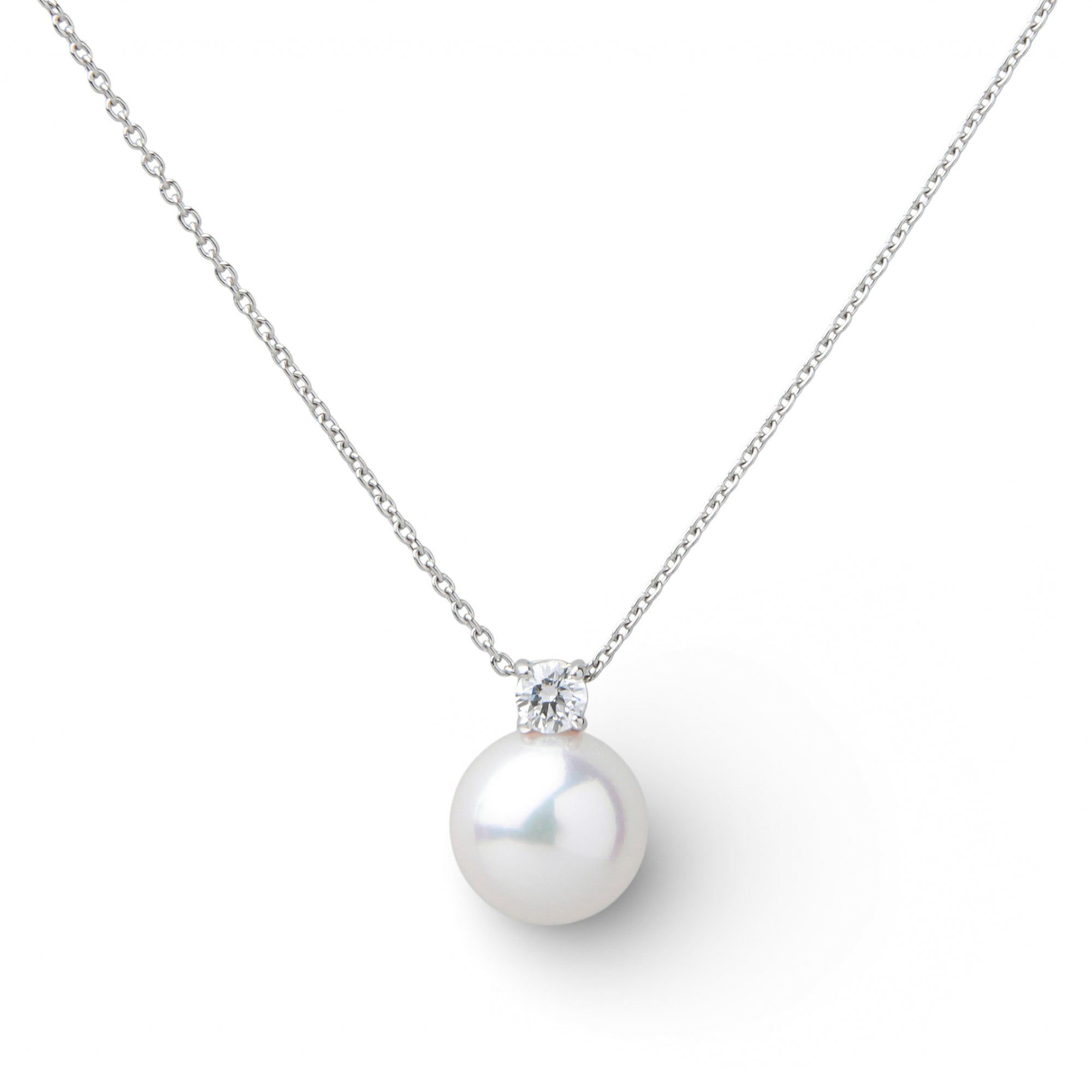 Aurora HANADAMA Akoya Pearl Pendant 8.5–9.0mm PT900/850 -TOP Quality-