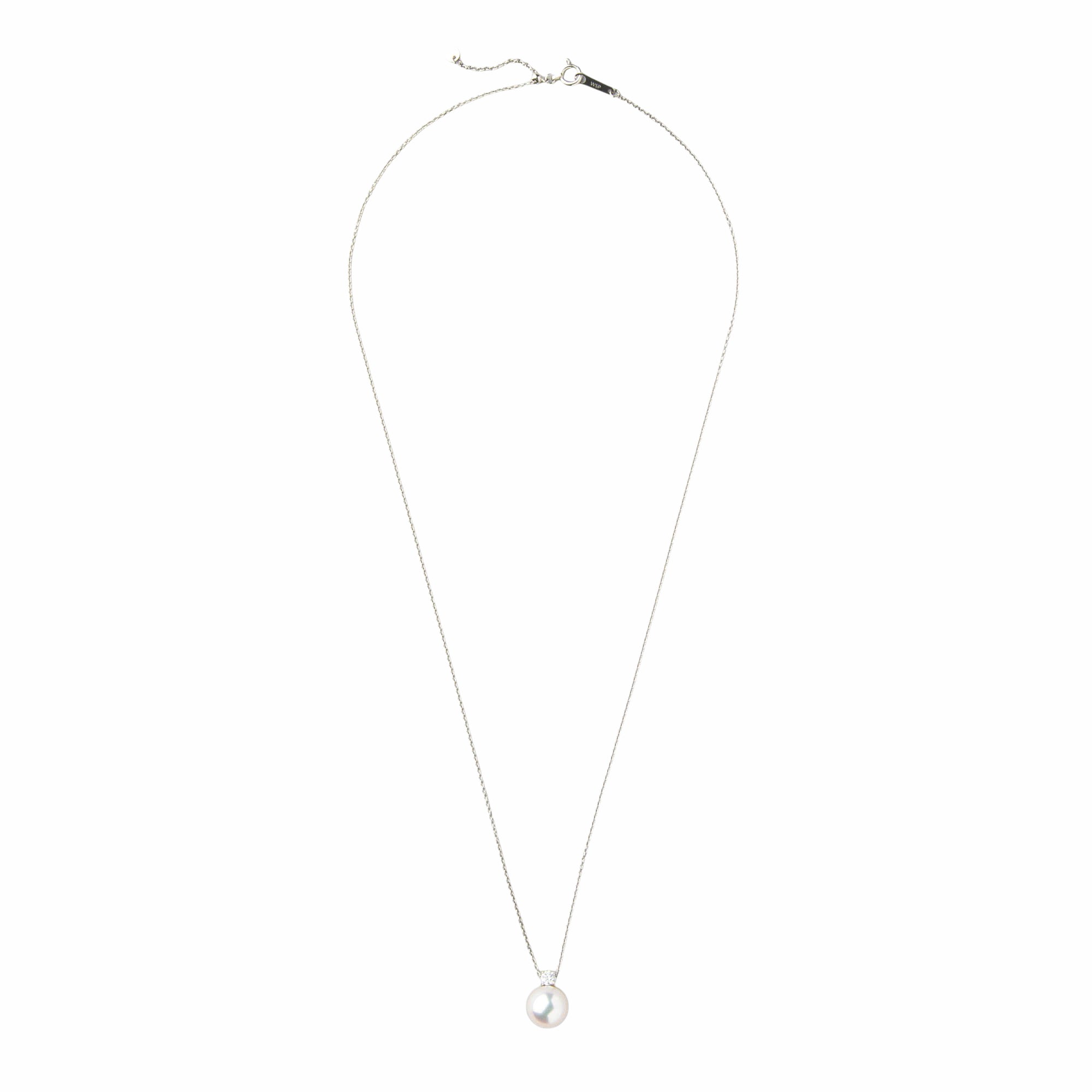 Aurora HANADAMA Akoya珍珠吊坠 8.5–9.0mm PT900/850 -顶级品质-