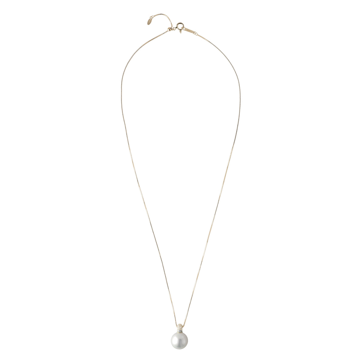 South Sea White Pearl Pendant 10mmUP K18YG