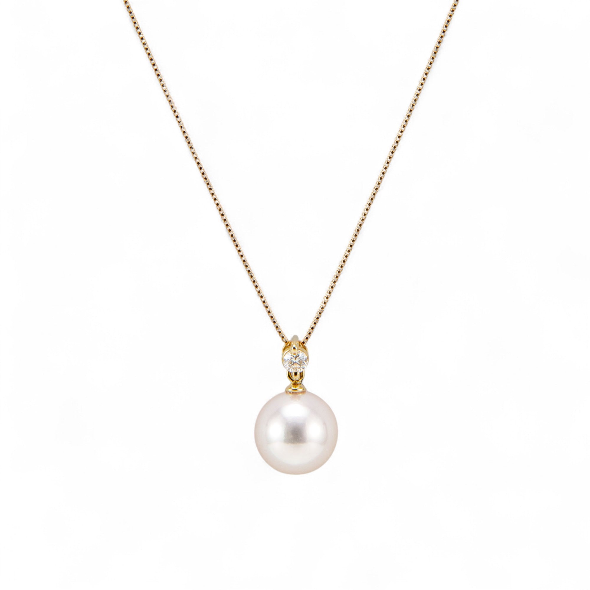 Aurora HANADAMA Akoya Pearl Pendant 8.5–9.0mm K18YG -Premium-