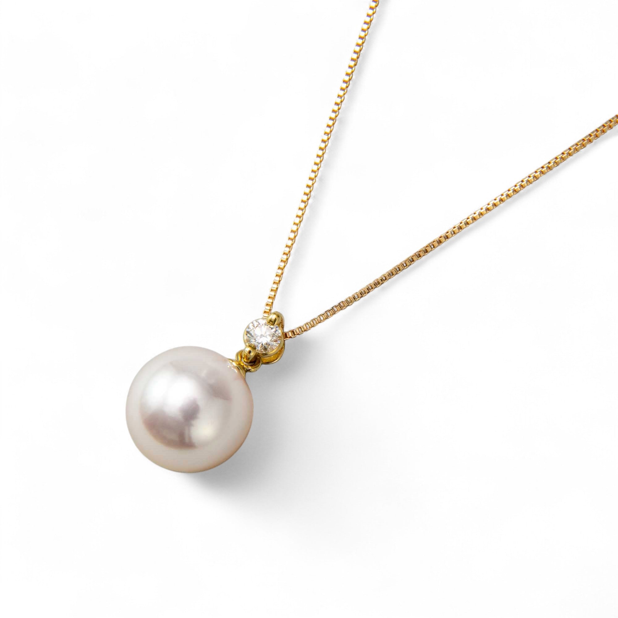 Aurora HANADAMA Akoya Pearl Pendant 8.5–9.0mm K18YG -Premium-