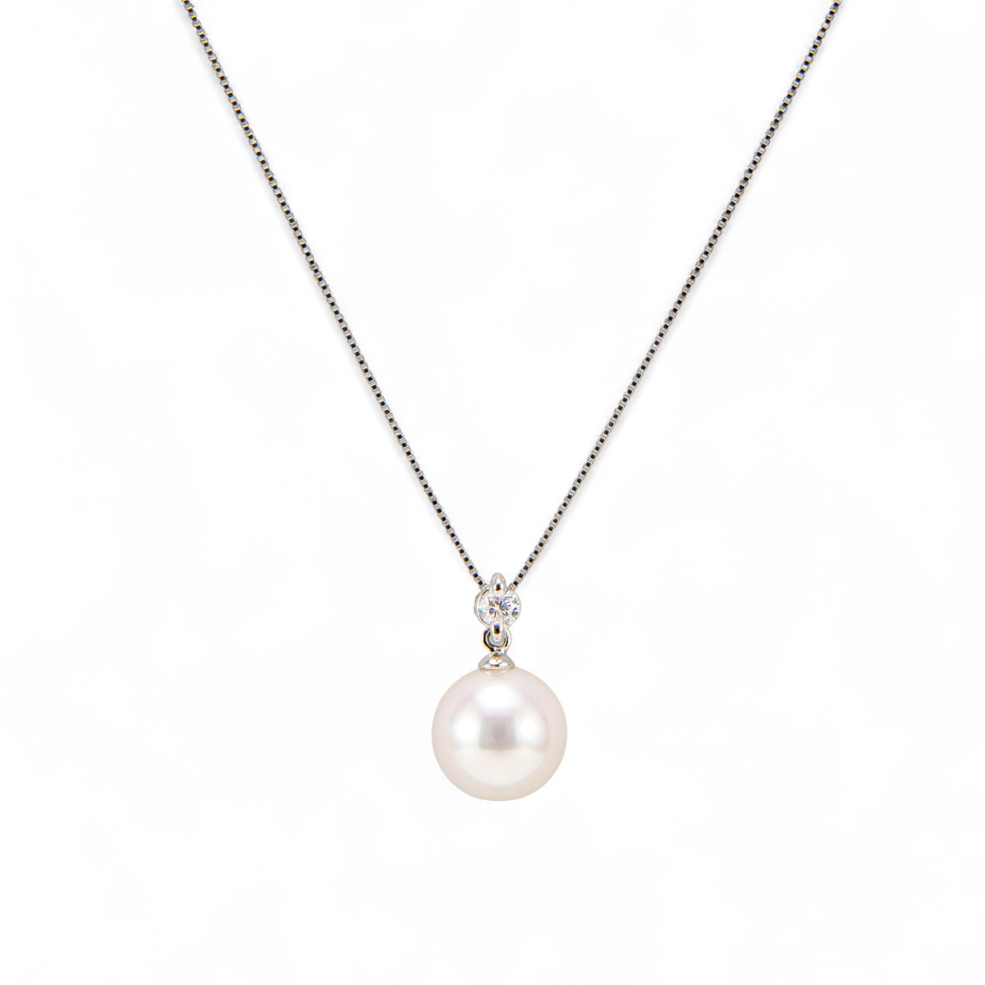 Aurora HANADAMA Akoya Pearl Pendant 8.5-9.0mm PT900/850 (45cm) -Premium-