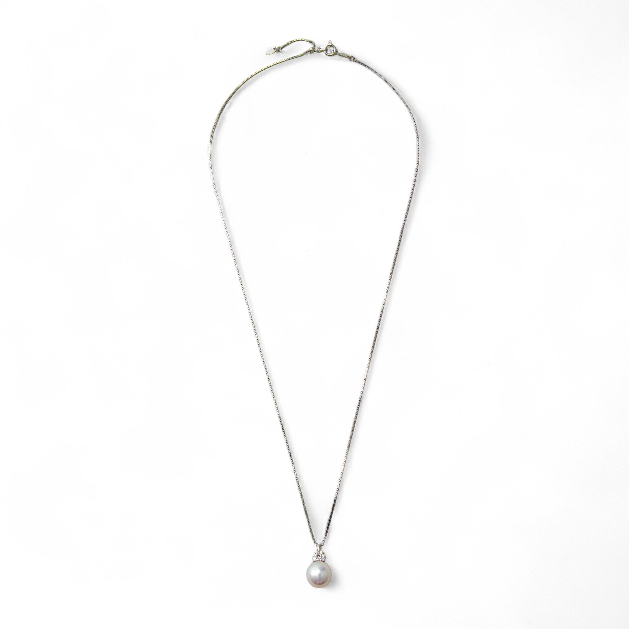 Aurora HANADAMA Akoya Pearl Pendant 9.0-9.5mm K18WG -Premium-