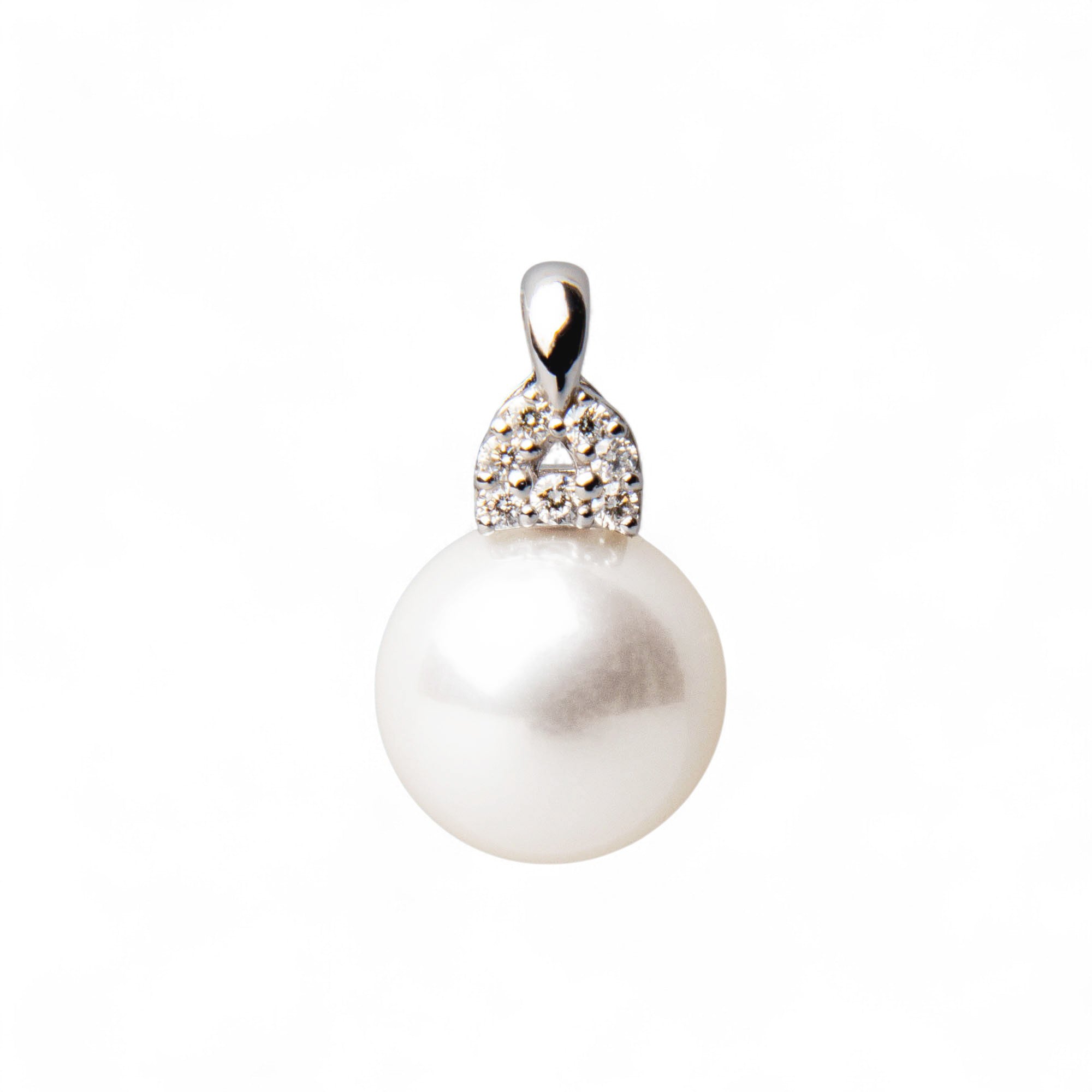LUXE Akoya Pearl Pendant Top 9.0-9.5mm K18WG/YG