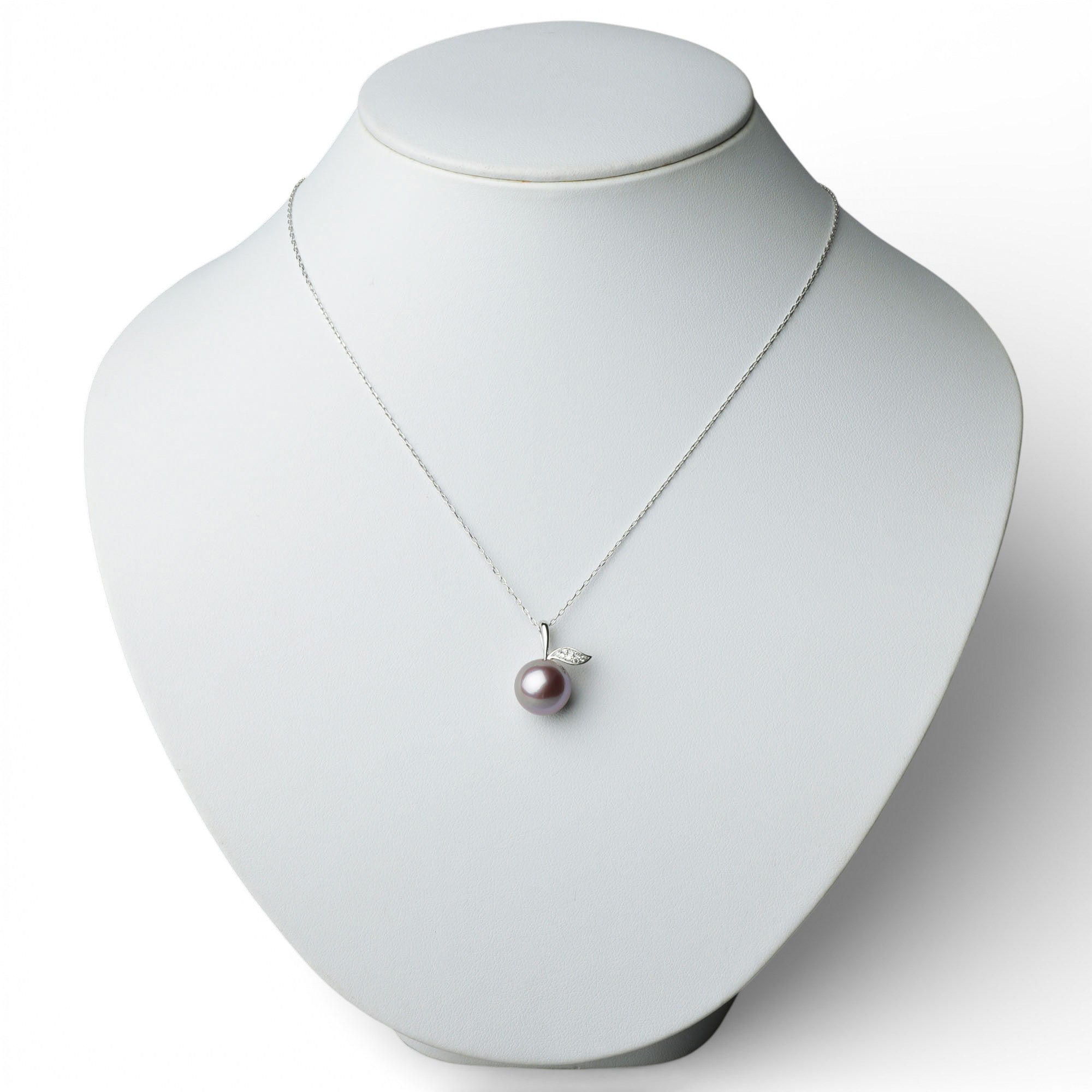 Plumberry Freshwater Pearl Pendant Top 11mmUP K18WG Apple