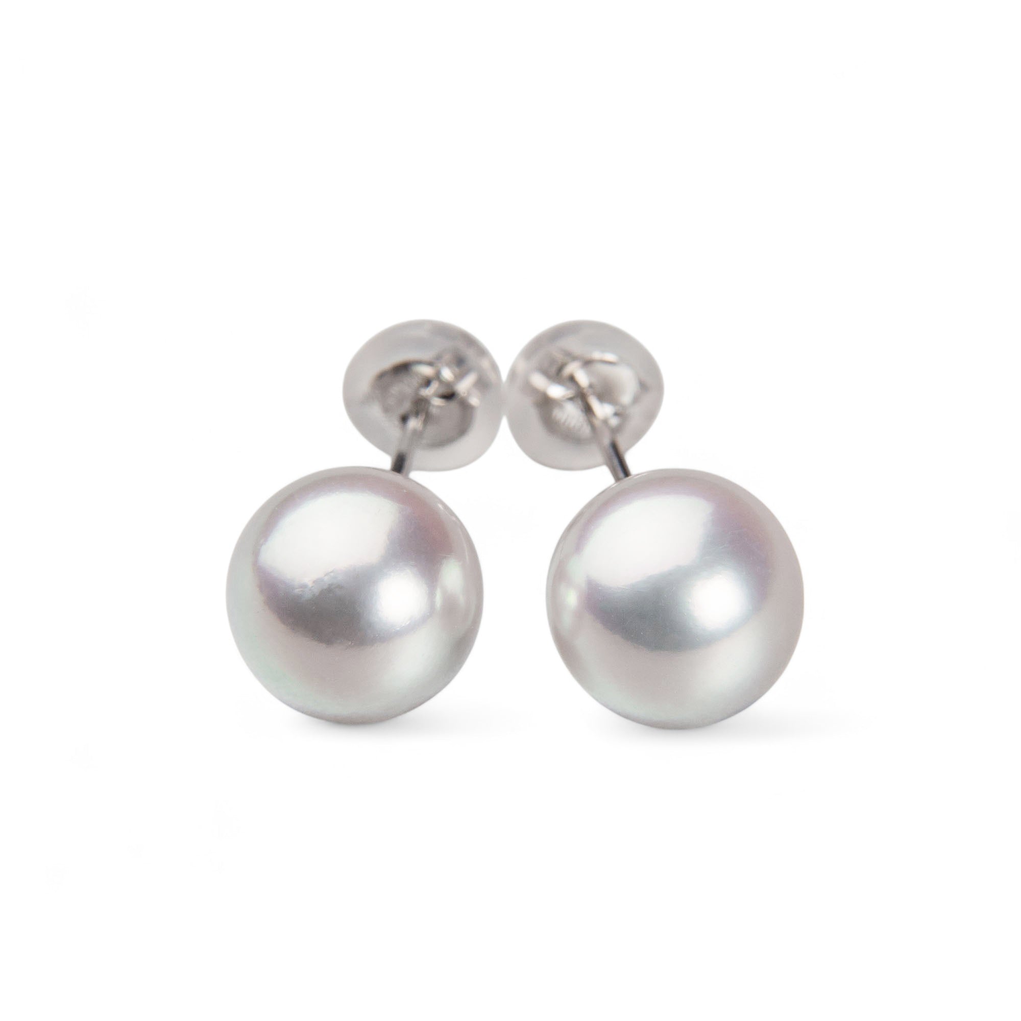 Aurora MADAMA Akoya Pearl Earrings 8.5-9.0mm PT900