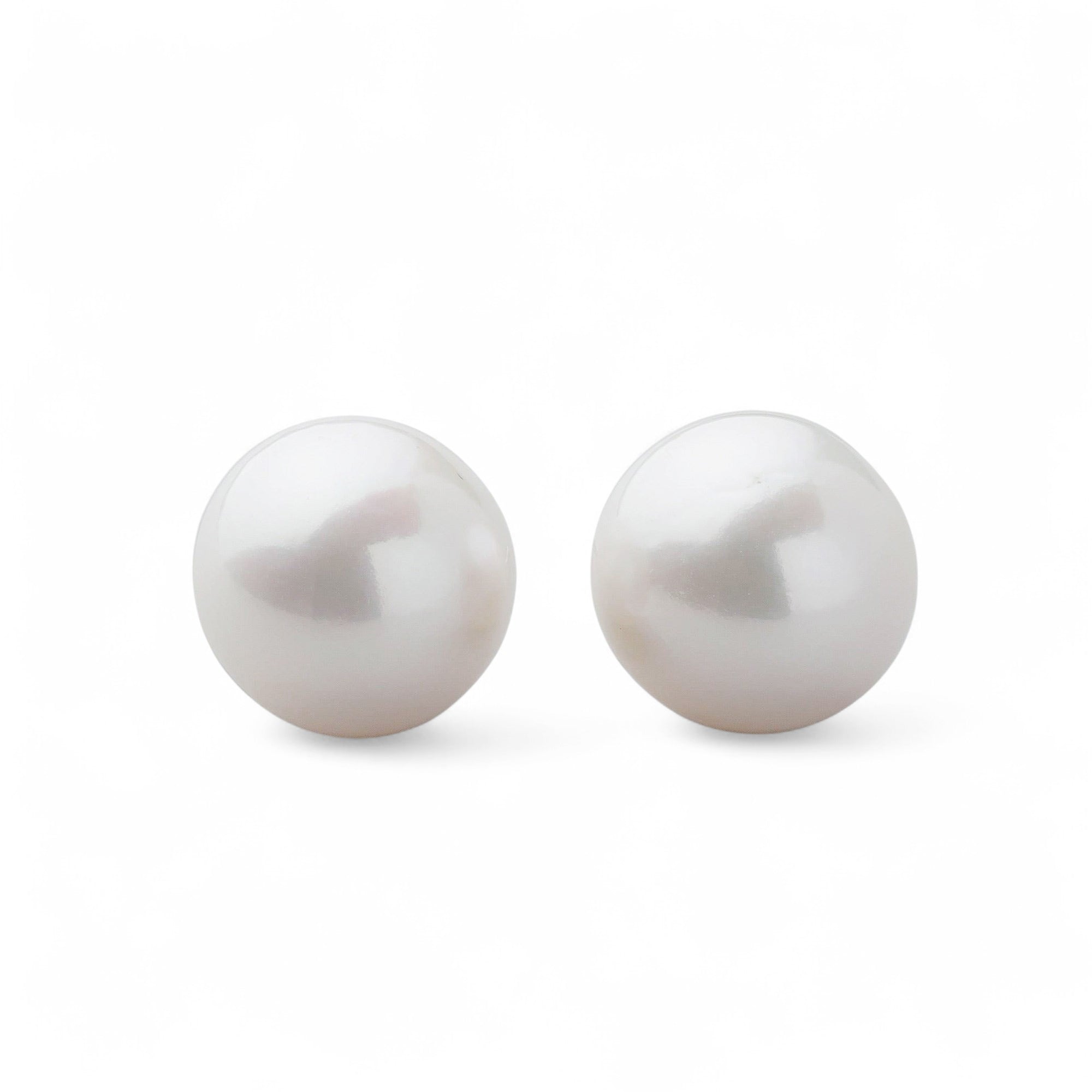 Freshwater Pearl (Nucleated) Pierced Earrings/Earrings 11mm UP PT900/SV925