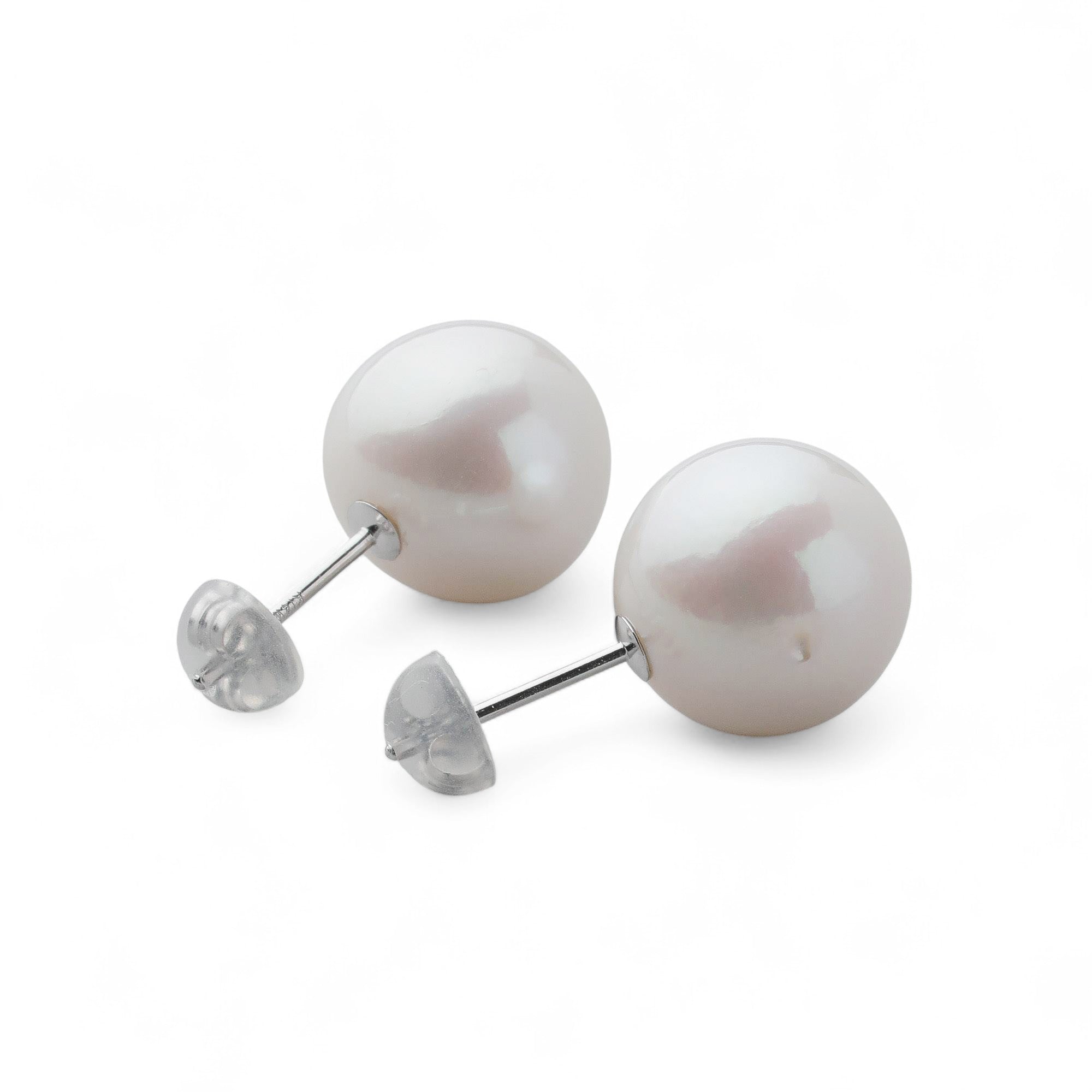 Freshwater Pearl (Nucleated) Pierced Earrings/Earrings 11mm UP PT900/SV925