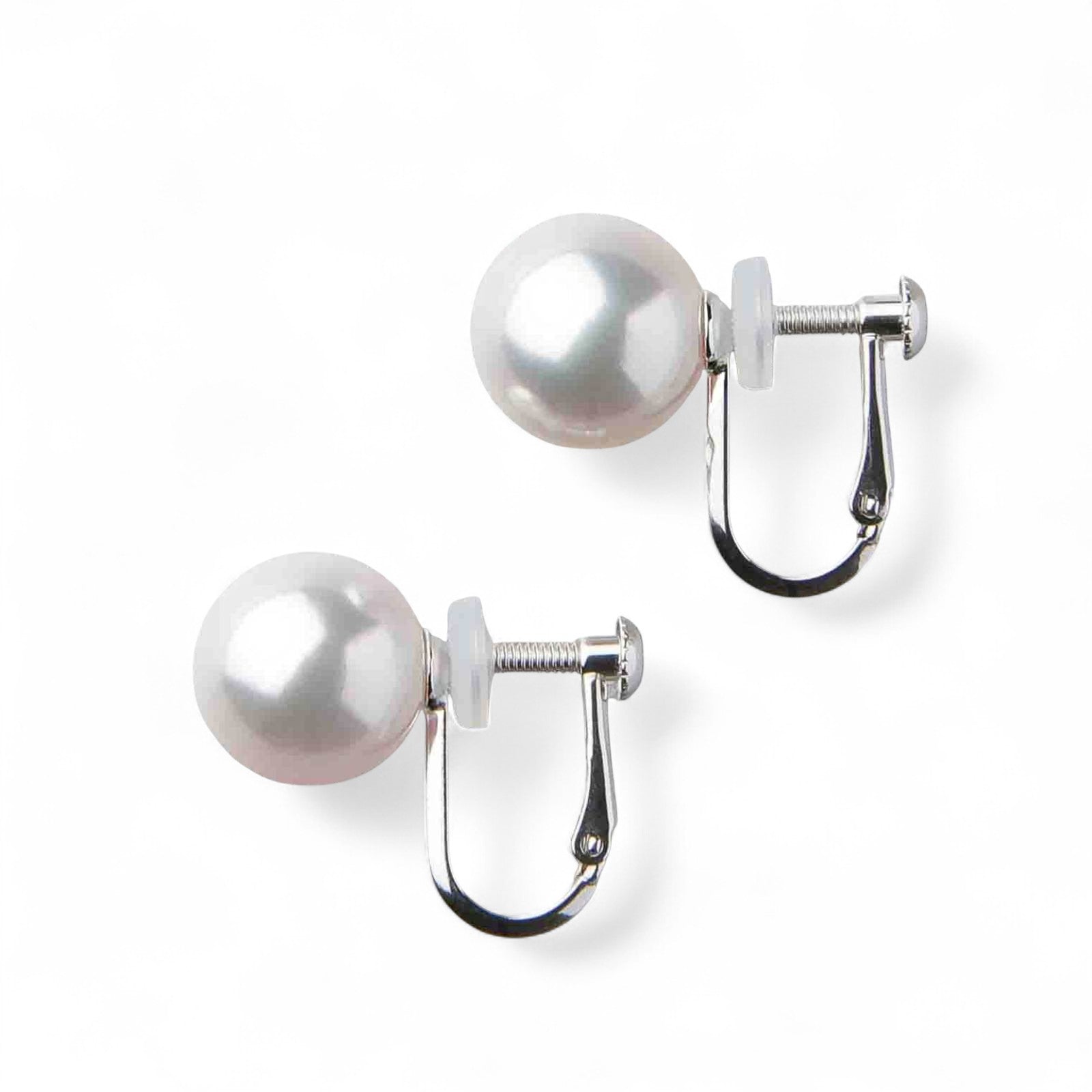 Aurora HANADAMA Akoya Pearl Earrings 9.0-9.5mm K14WG -TOP Quality-