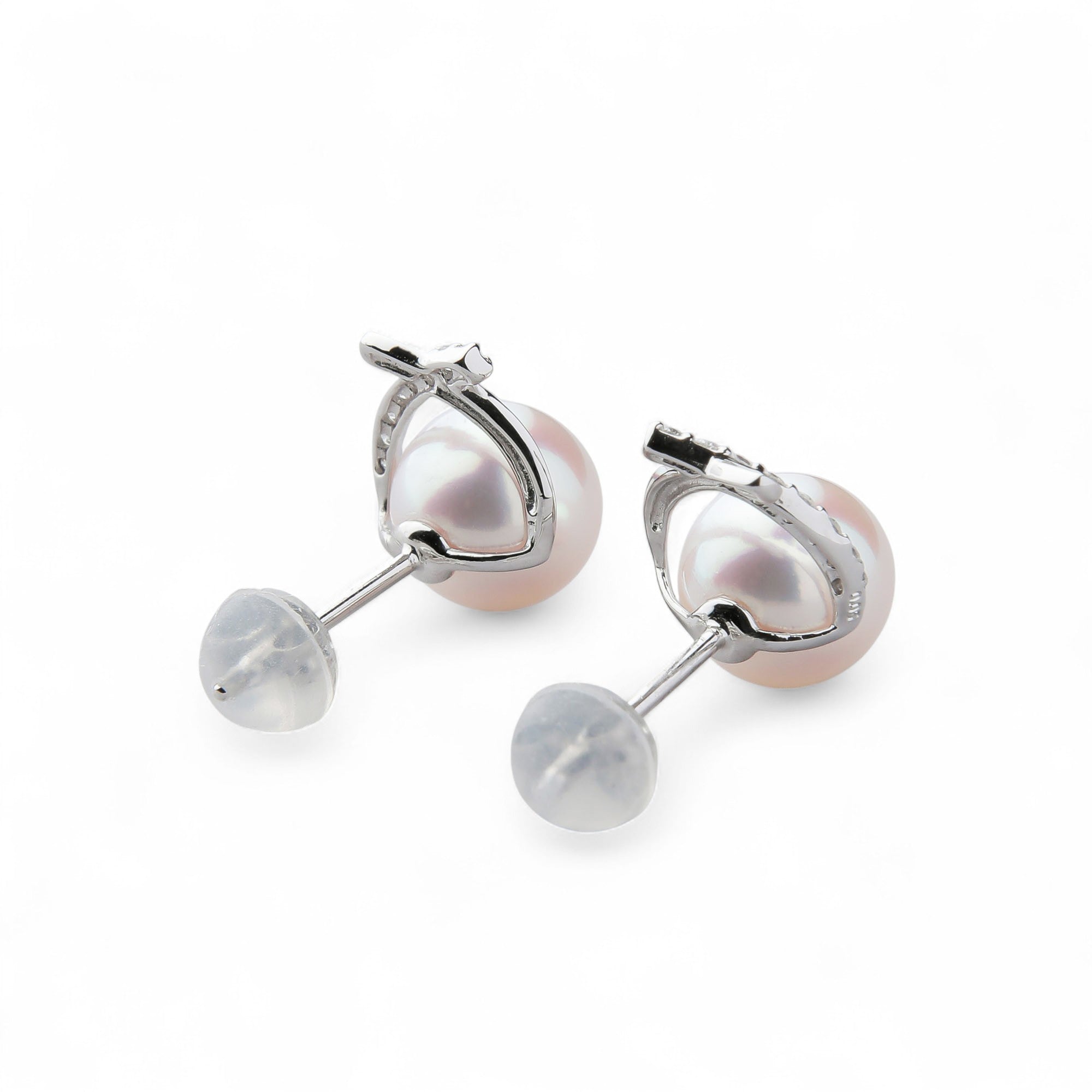Aurora HANADAMA Akoya Pearl Earrings 7.5–8.0mm PT900 -TOP Quality-