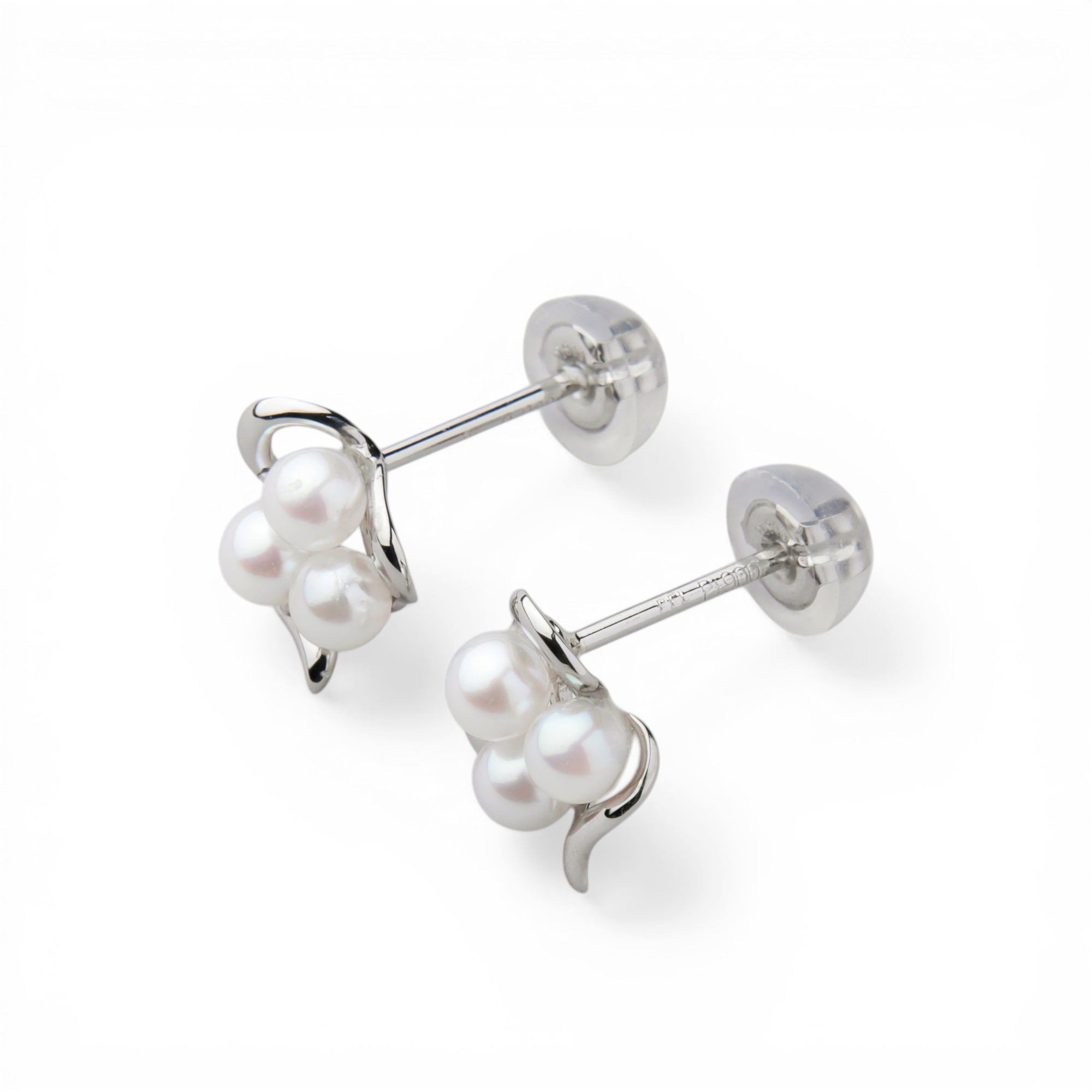 Petit Claire Akoya Pearl Earrings 3.0-3.5mm PT900
