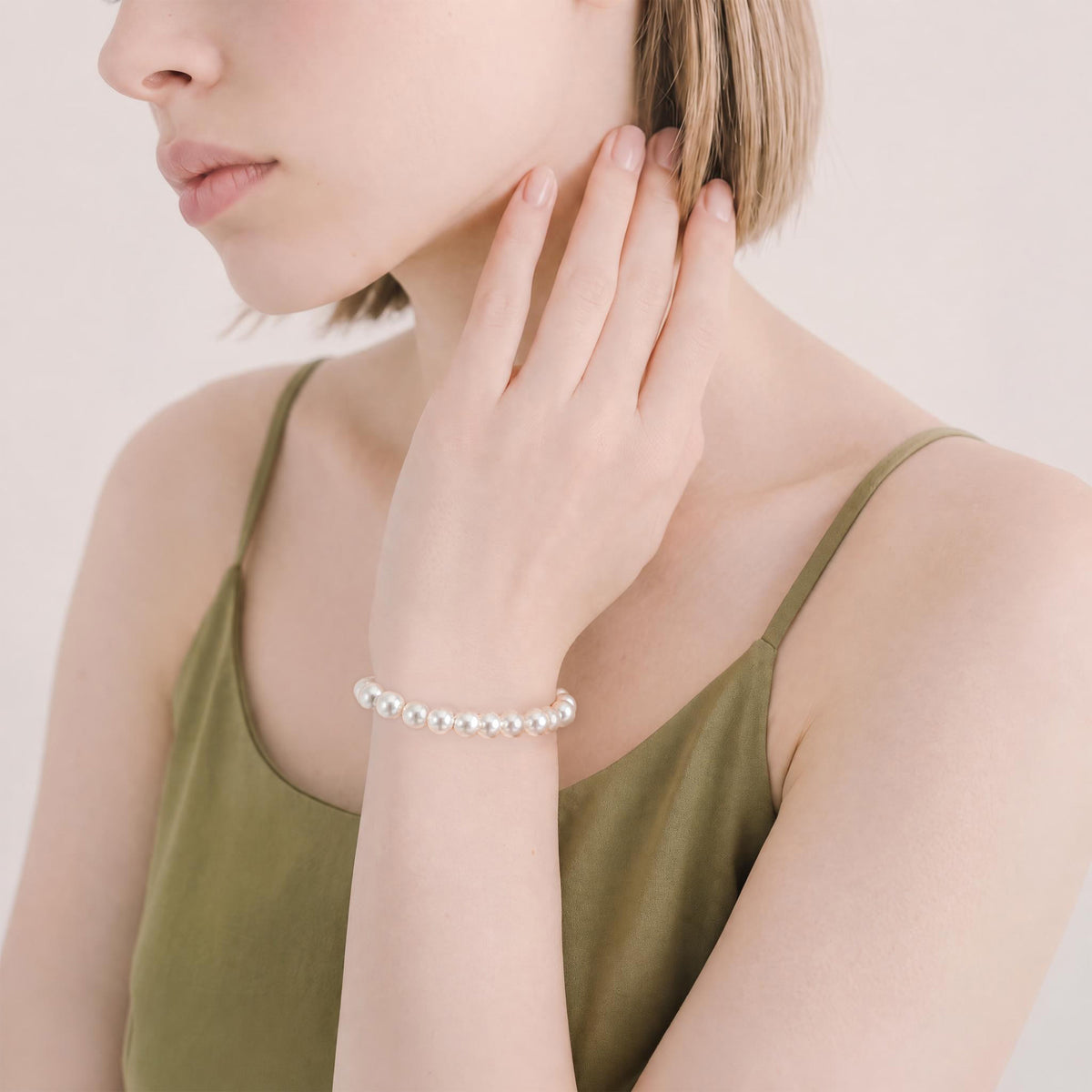 Akoya Pearl Bracelet 7.5-8.0mm SV925