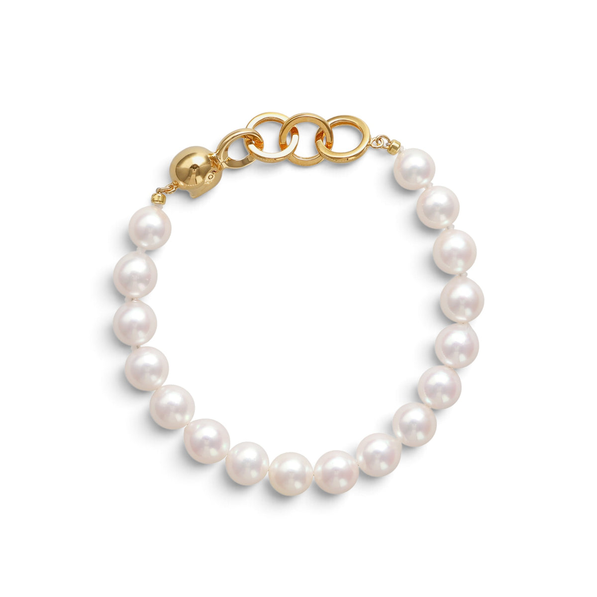Akoya Pearl Bracelet 7.5-8.0mm SV925