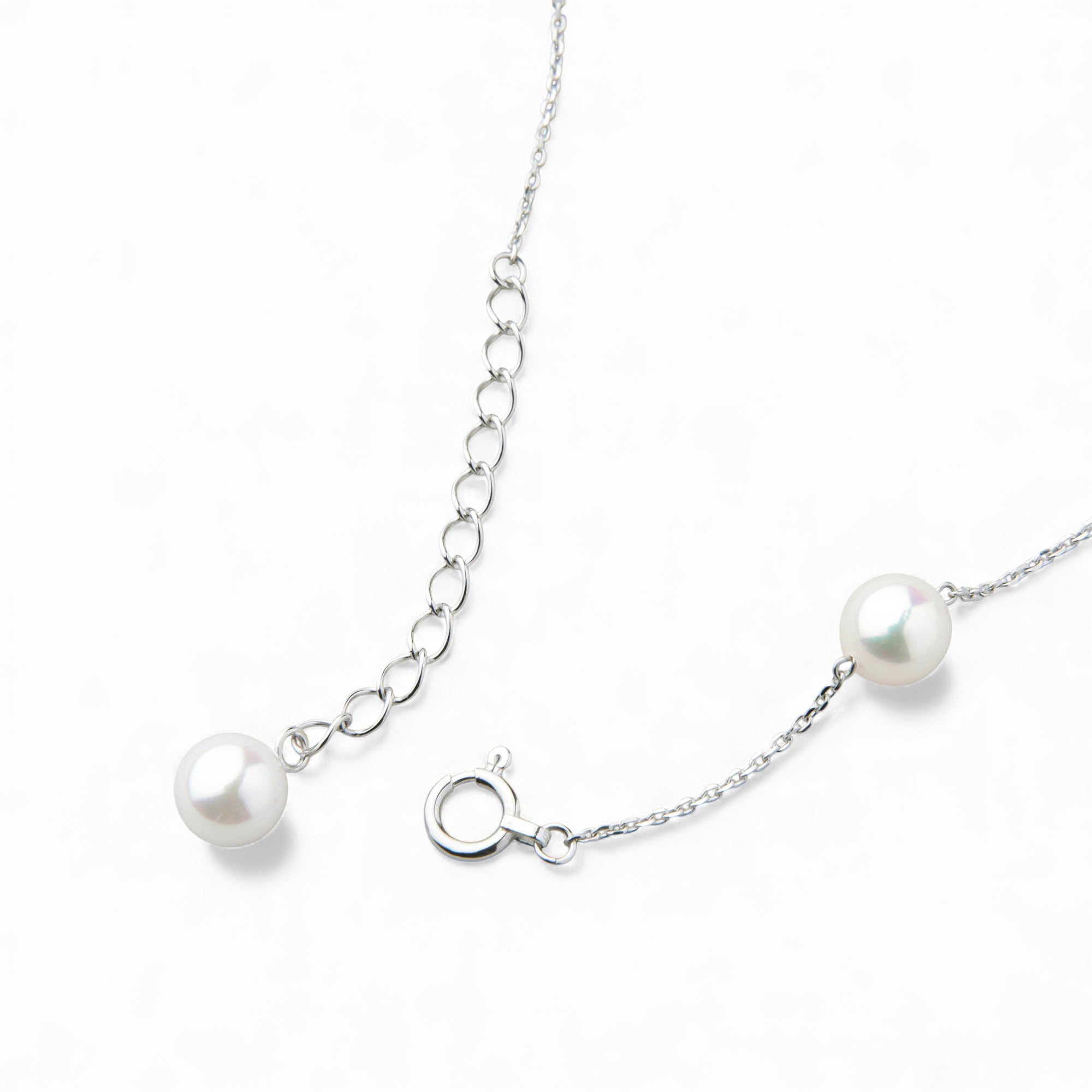 enSTYLE Akoya Pearl Station Bracelet 5.5–6.0mm K18WG