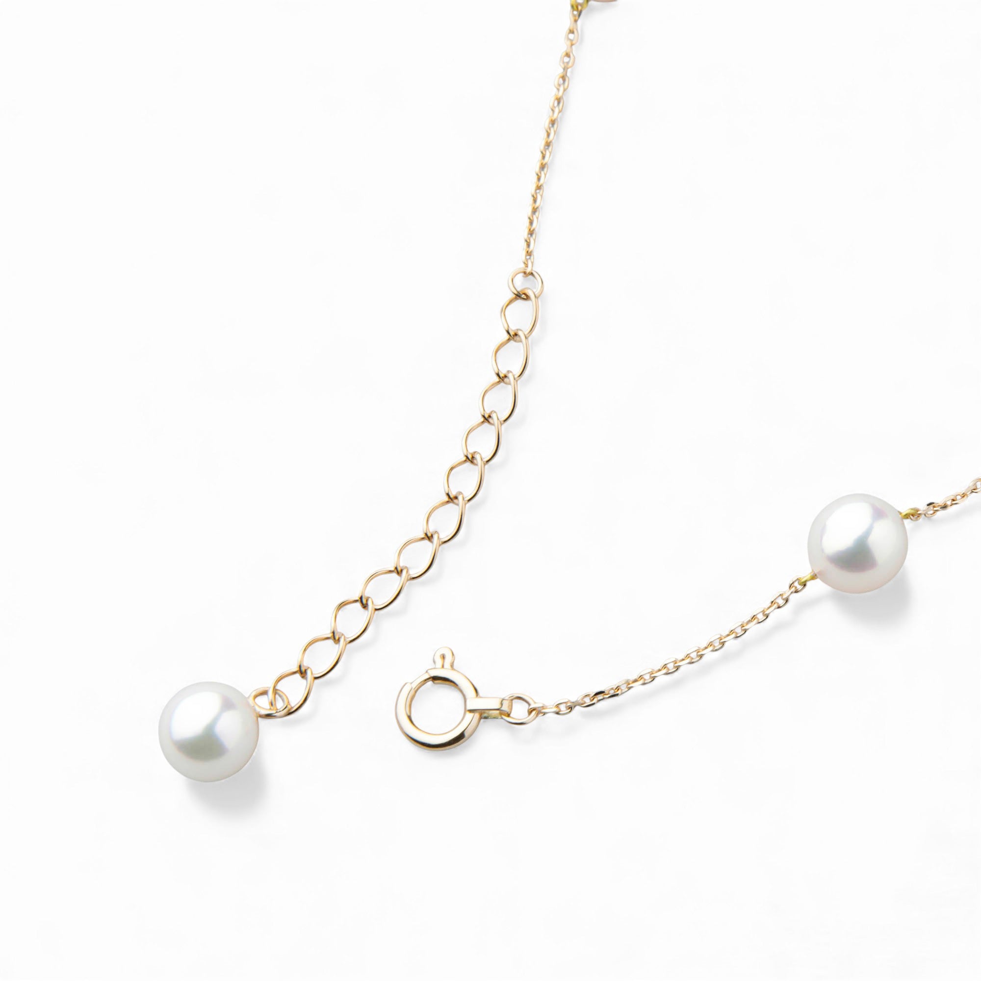 enSTYLE Akoya Pearl Station Bracelet 5.5–6.0mm K18YG