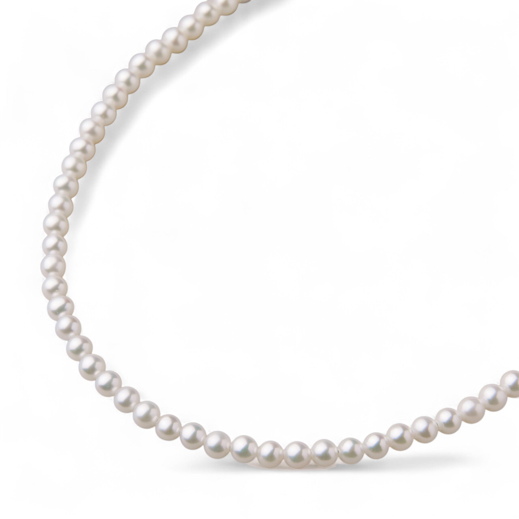 淡水珍珠（有核）项链 3.5–4.0毫米