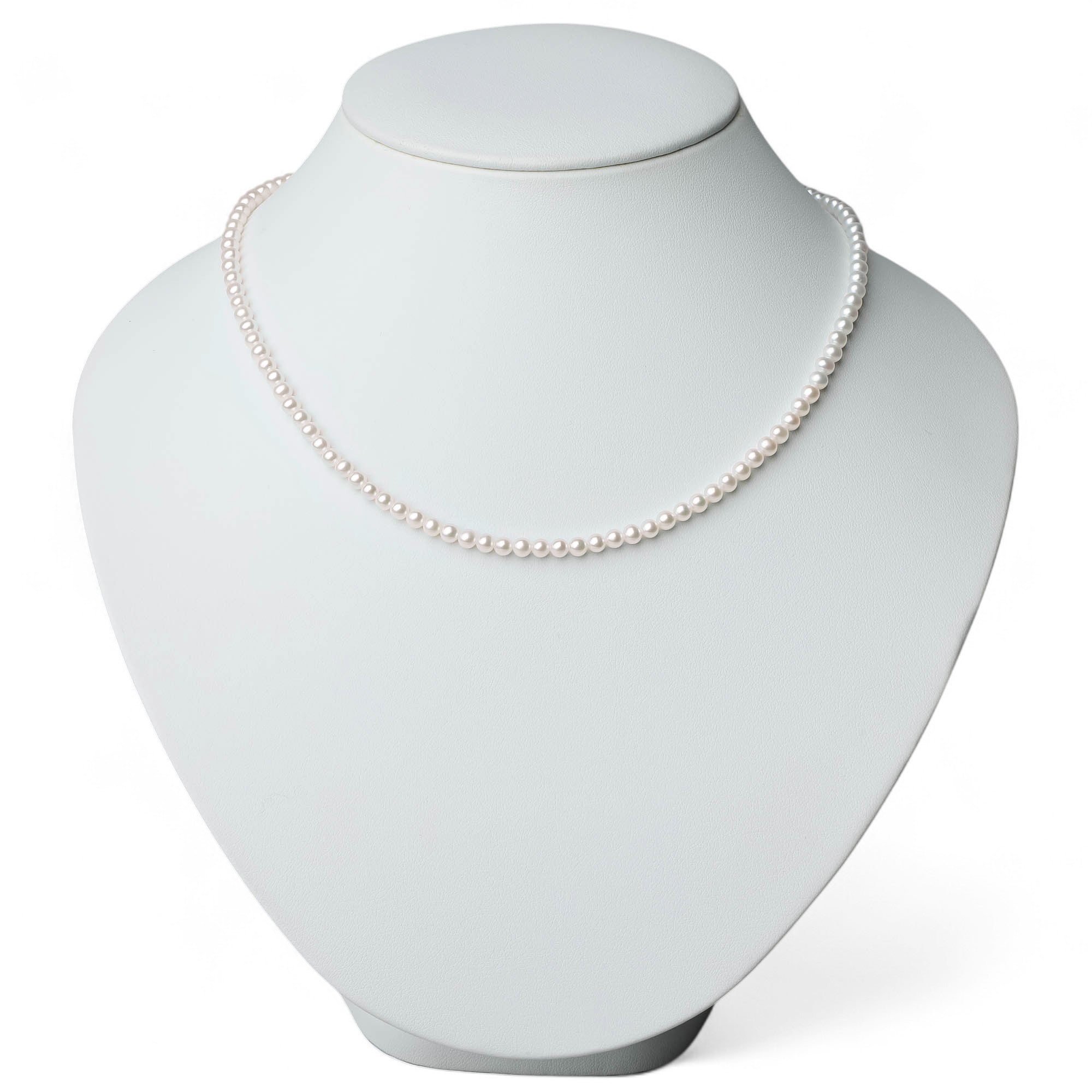 淡水珍珠（有核）项链 3.5–4.0毫米