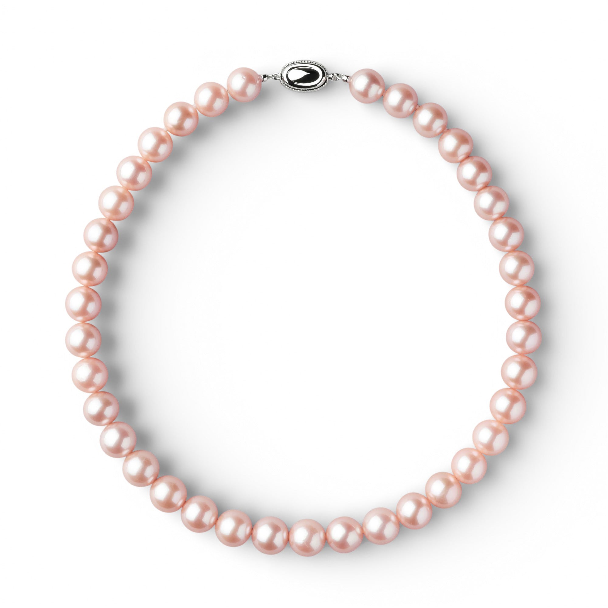 Freshwater Pearl Necklace 11.0-11.9mm Kingfisher Appraisal -Mauvette-