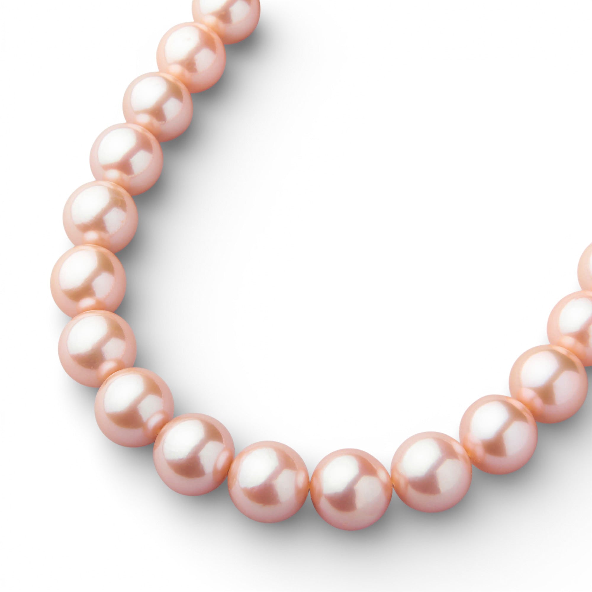 Freshwater Pearl Necklace 11.0-11.9mm Kingfisher Appraisal -Mauvette-
