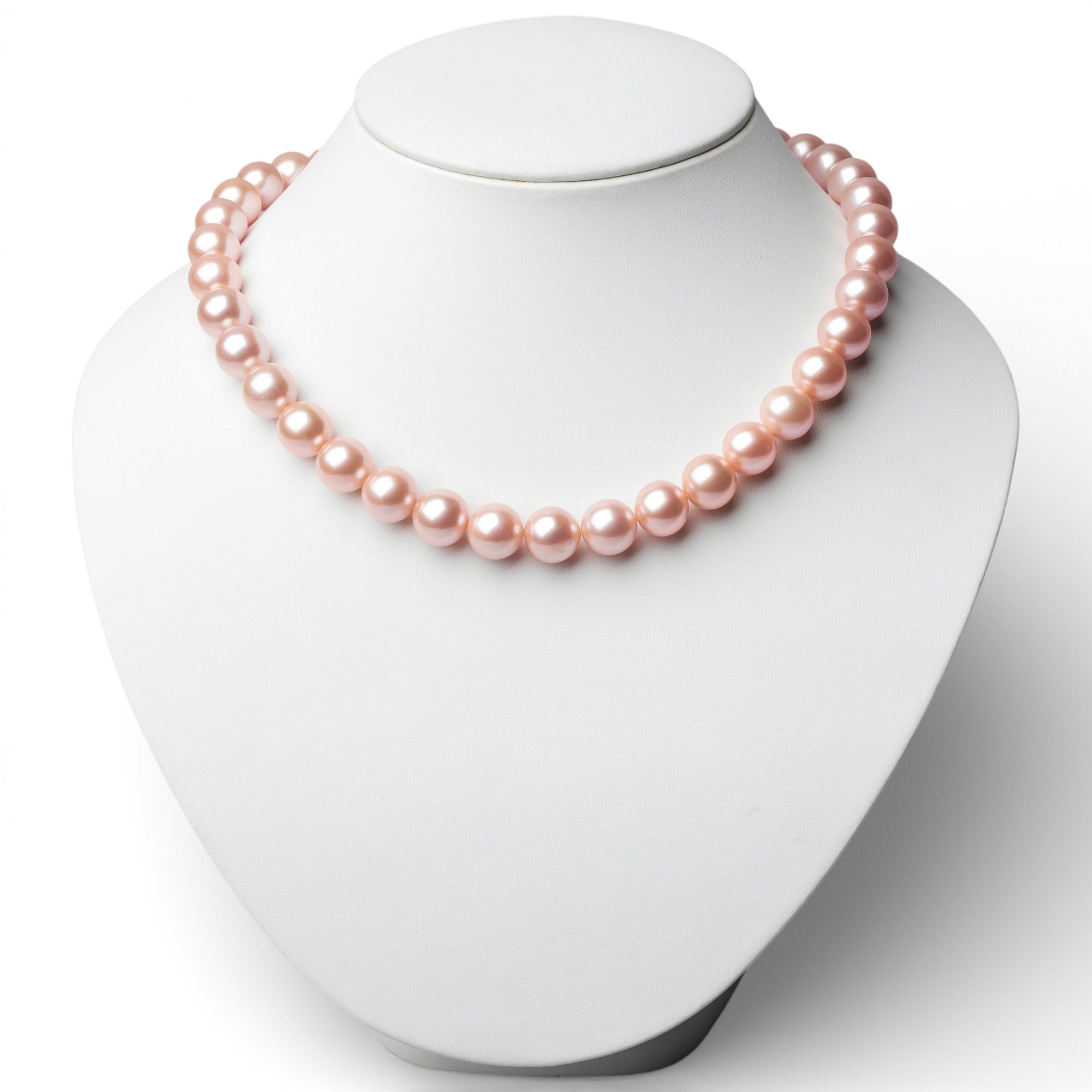 Freshwater Pearl Necklace 11.0-11.9mm Kingfisher Appraisal -Mauvette-