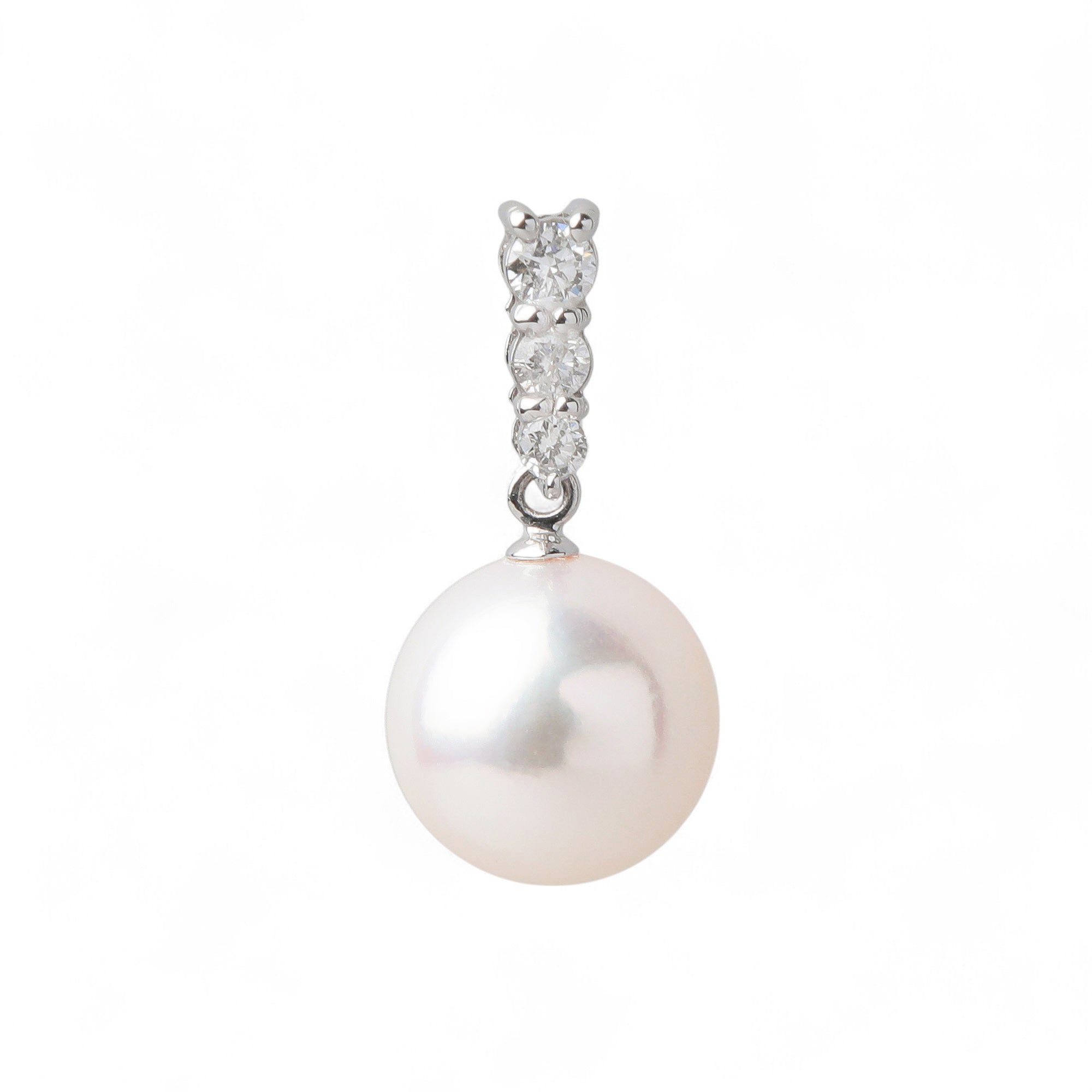 LUXE Akoya Pearl Pendant Top 8.5-9mm K18WG/K18YG