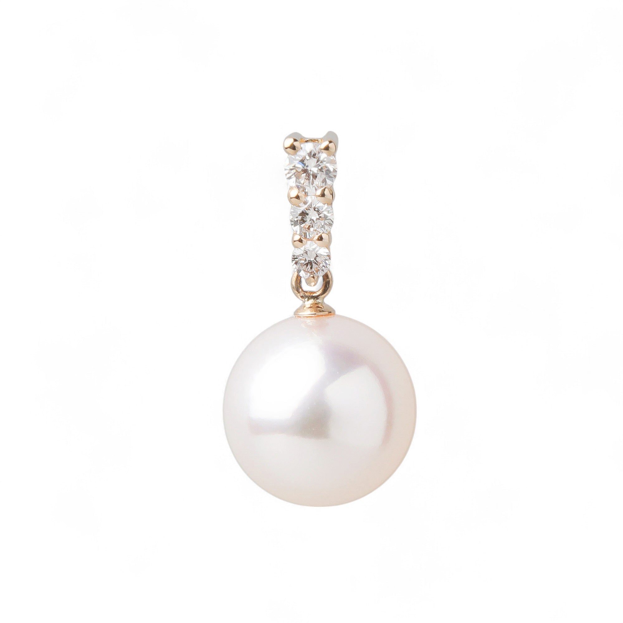 LUXE Akoya Pearl Pendant Top 8.5-9mm K18WG/K18YG