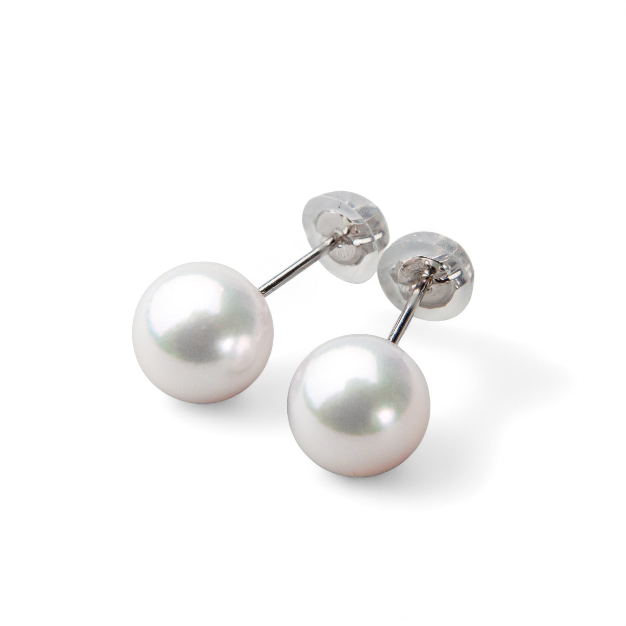 Aurora HANADAMA Akoya Pearl Earrings 7.5-8.0mm PT900