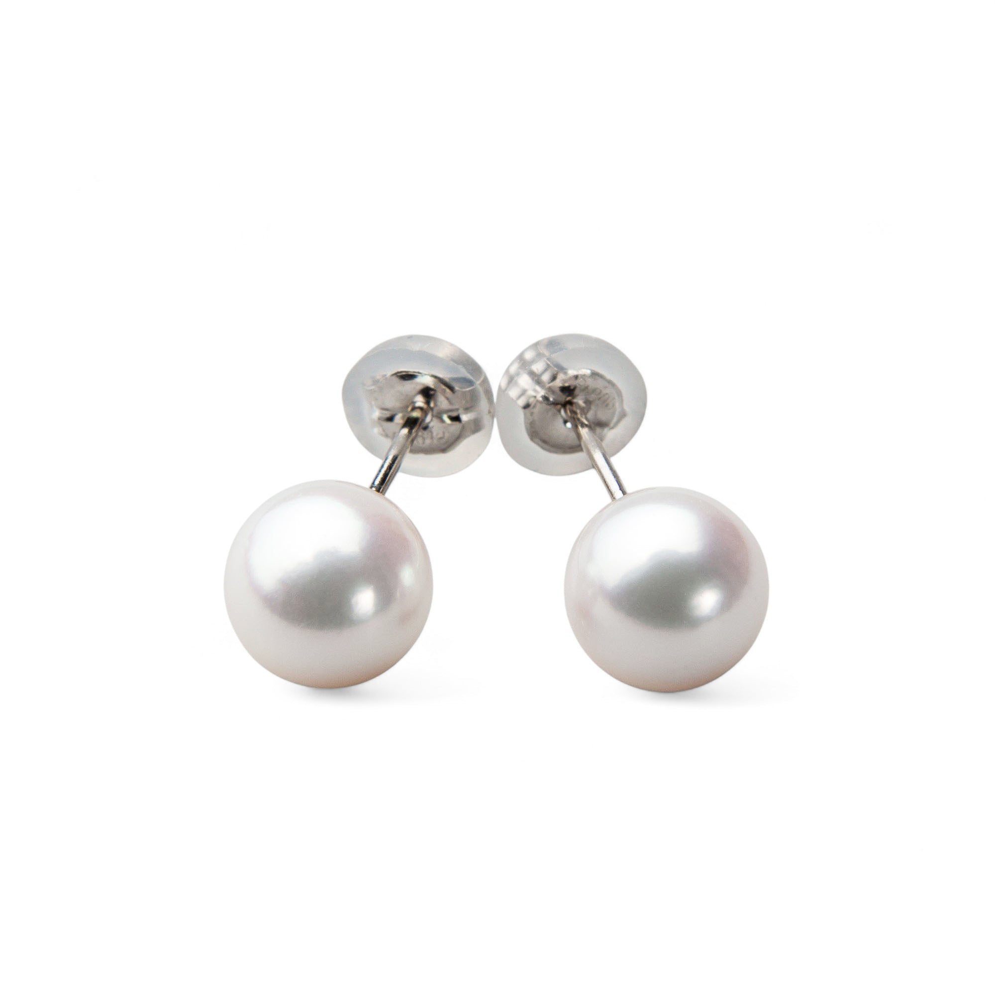 Aurora HANADAMA Akoya Pearl Earrings 7.0-7.5mm PT900