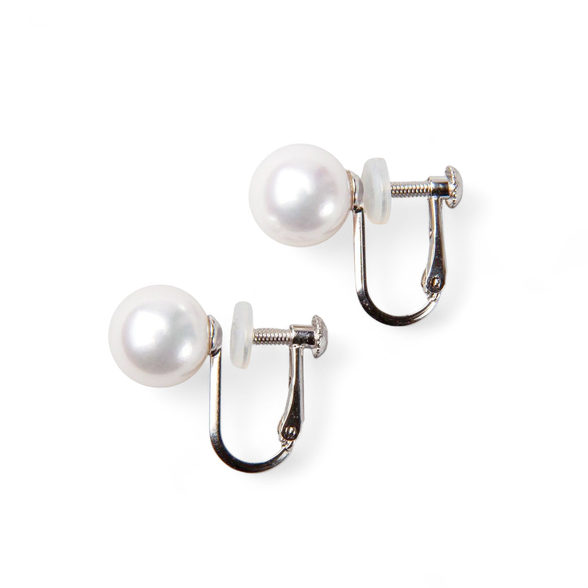 HANADAMA Akoya Pearl Clip-on Earrings 7.5-8.0mm K14WG