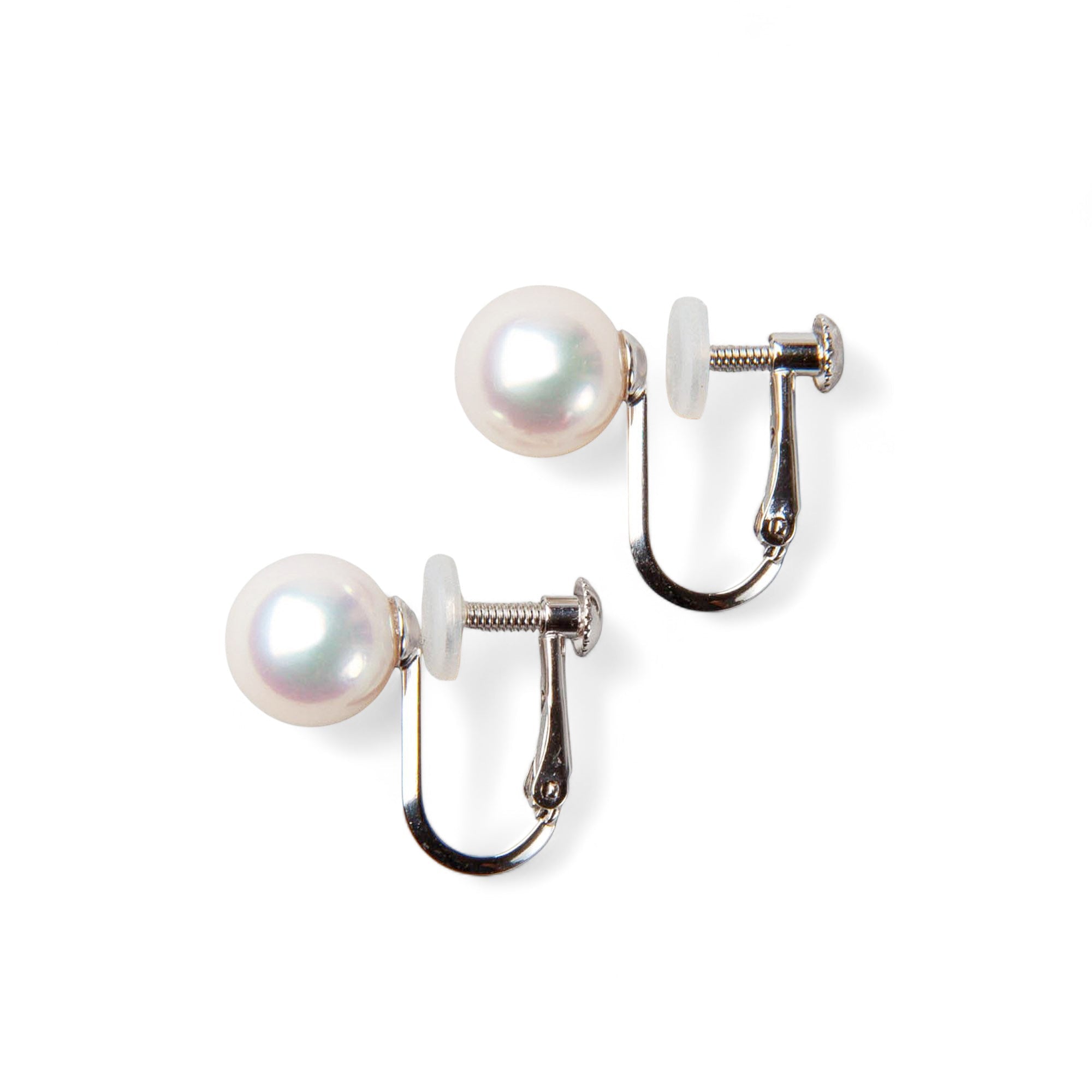 HANADAMA Akoya Pearl Clip-on Earrings 7.0-7.5mm K14WG