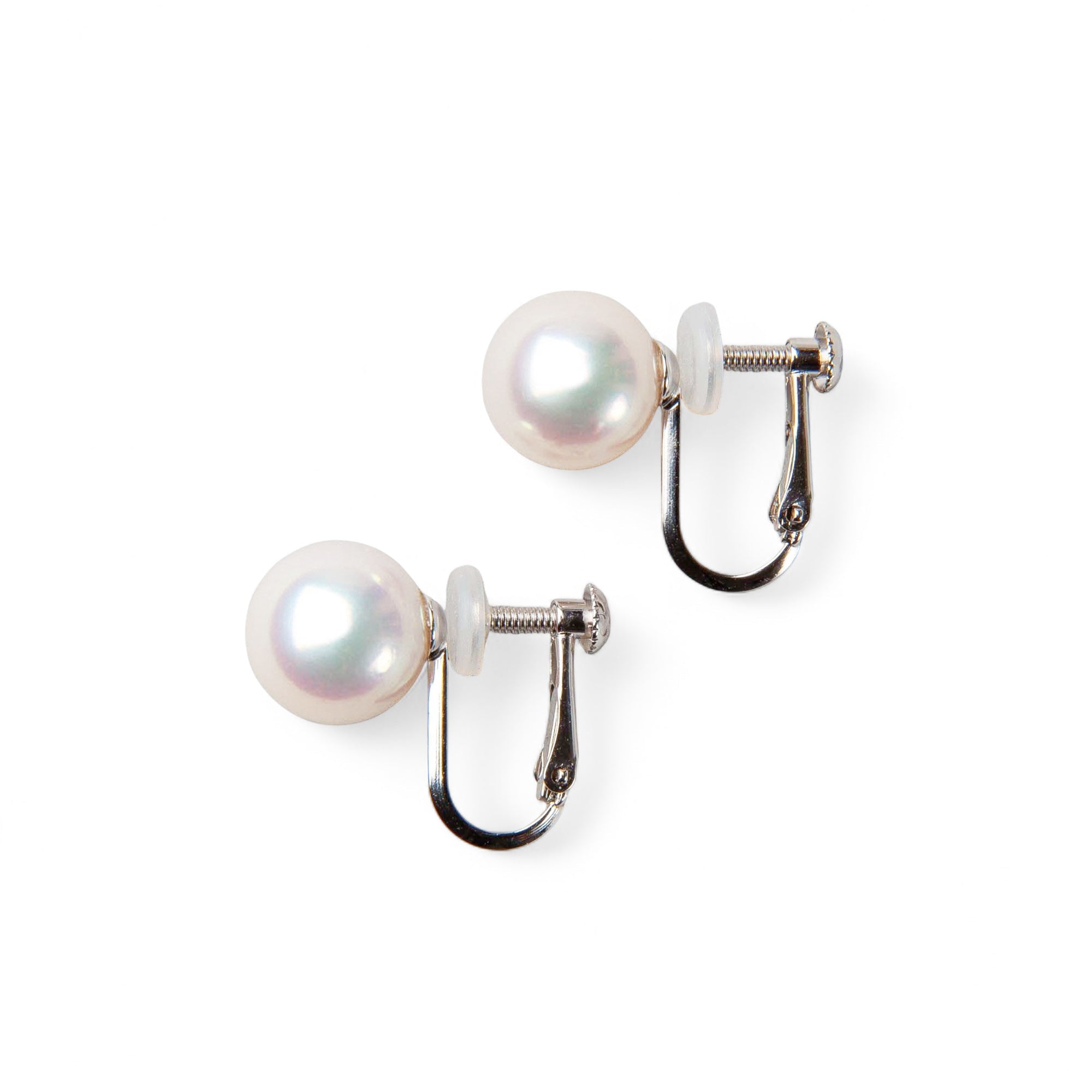 HANADAMA Akoya Pearl Clip-on Earrings 8.0-8.5mm K14WG