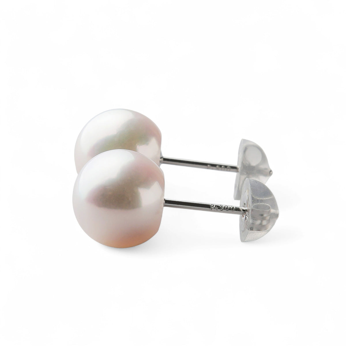LUXE Akoya Pearl Earrings 8.5-9.0mm K18YG/PT900
