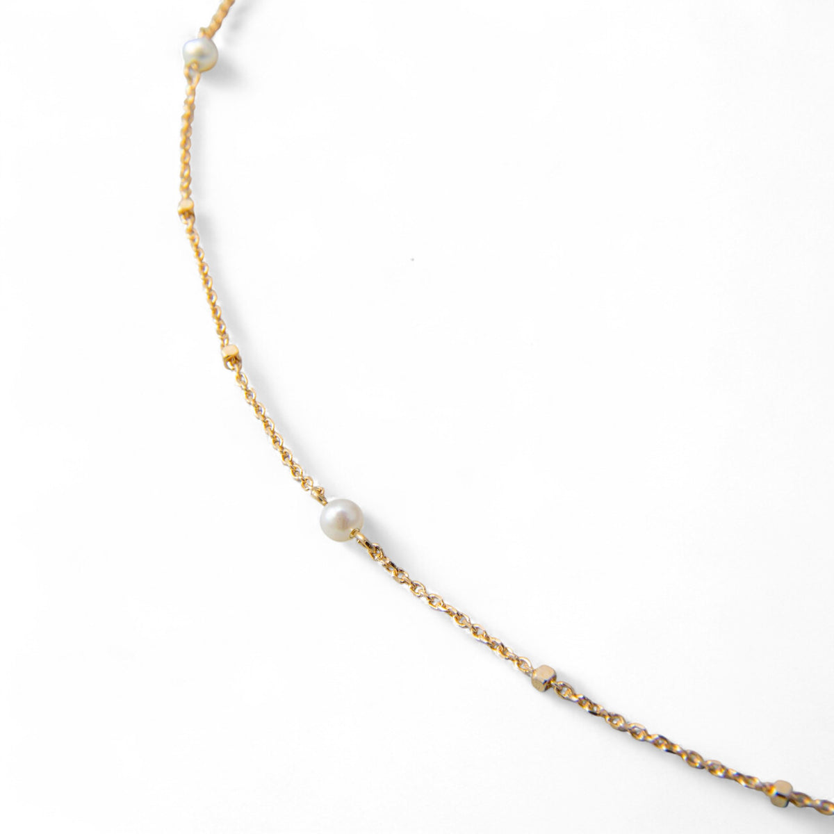 enSTYLE 淡水珍珠串珠项链 2.5-3.0mm K10金