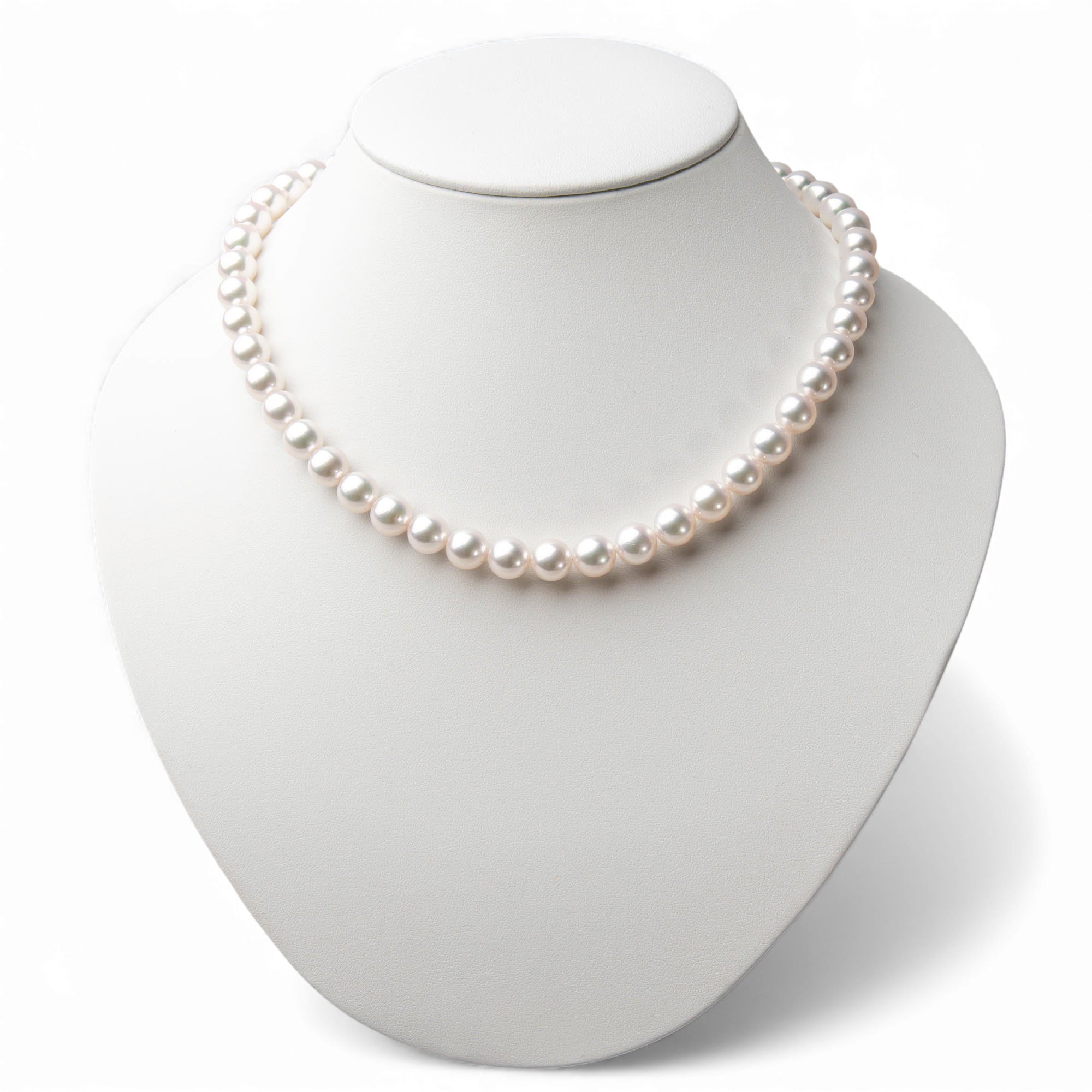 花珠 Akoya 珍珠項鍊 8.5-9.0mm -附 GIA 證書-