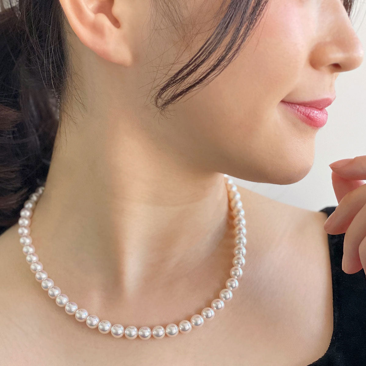 HANADAMA Akoya Pearl Necklace 7.0-7.5mm