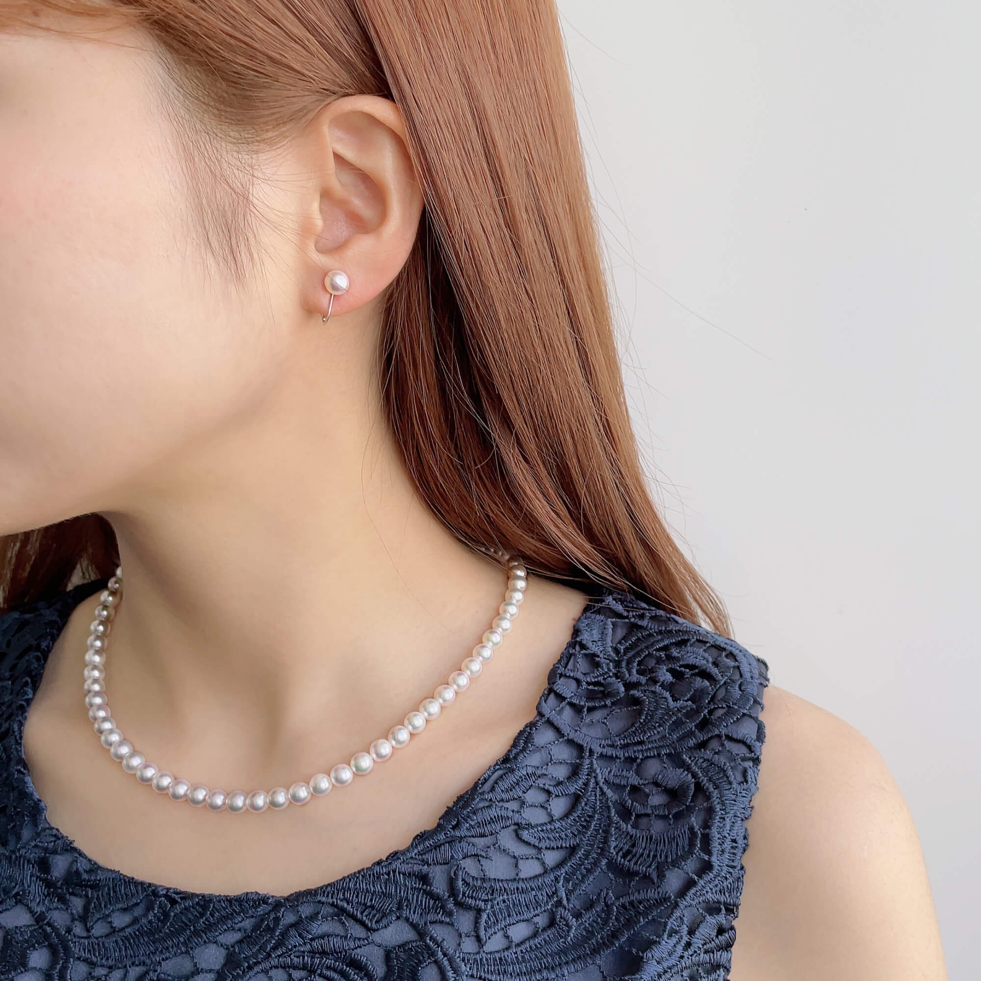 HANADAMA Akoya Pearl Necklace Set 6.0–6.5mm