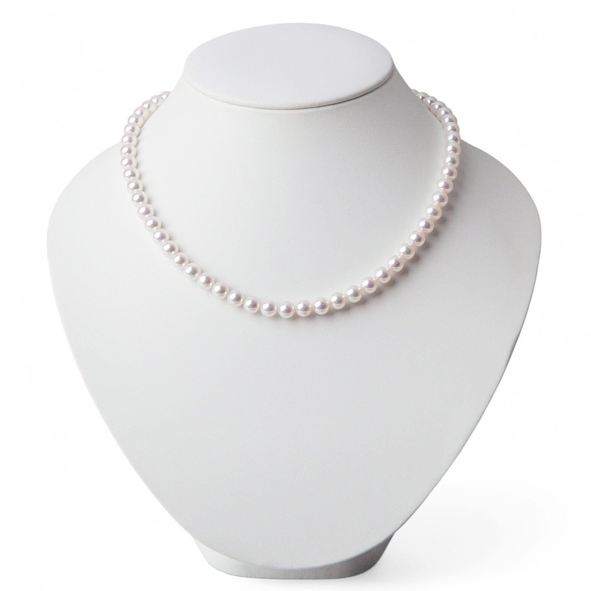 HANADAMA Akoya Pearl Necklace Set 6.5-7.0mm