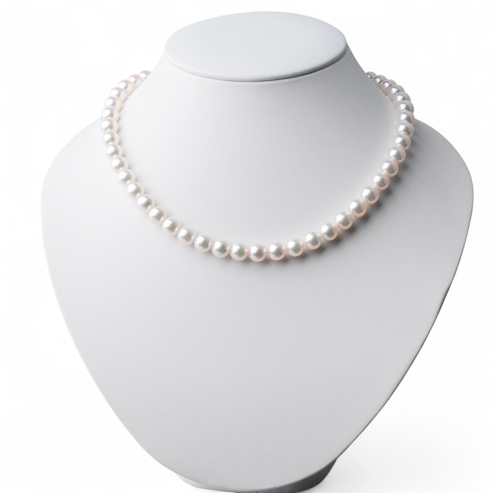 HANADAMA Akoya Pearl Necklace Set 8.0-8.5mm