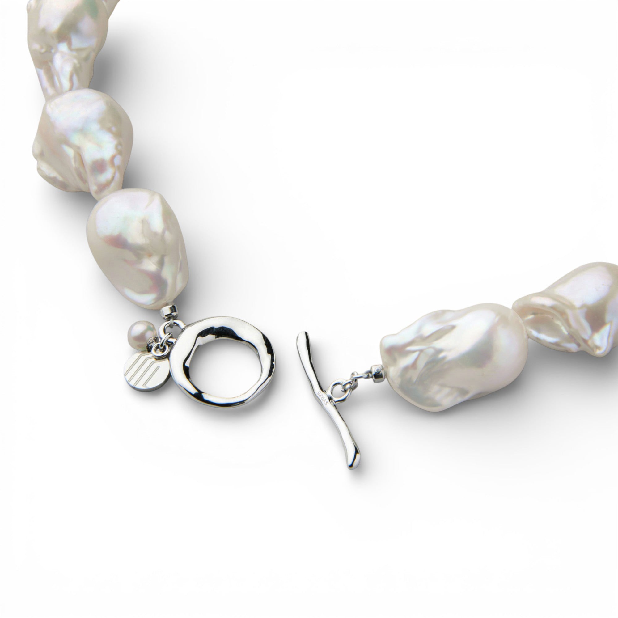 Marie Mantel Baroque Pearl Necklace Freshwater Pearl 11mmUP SV925