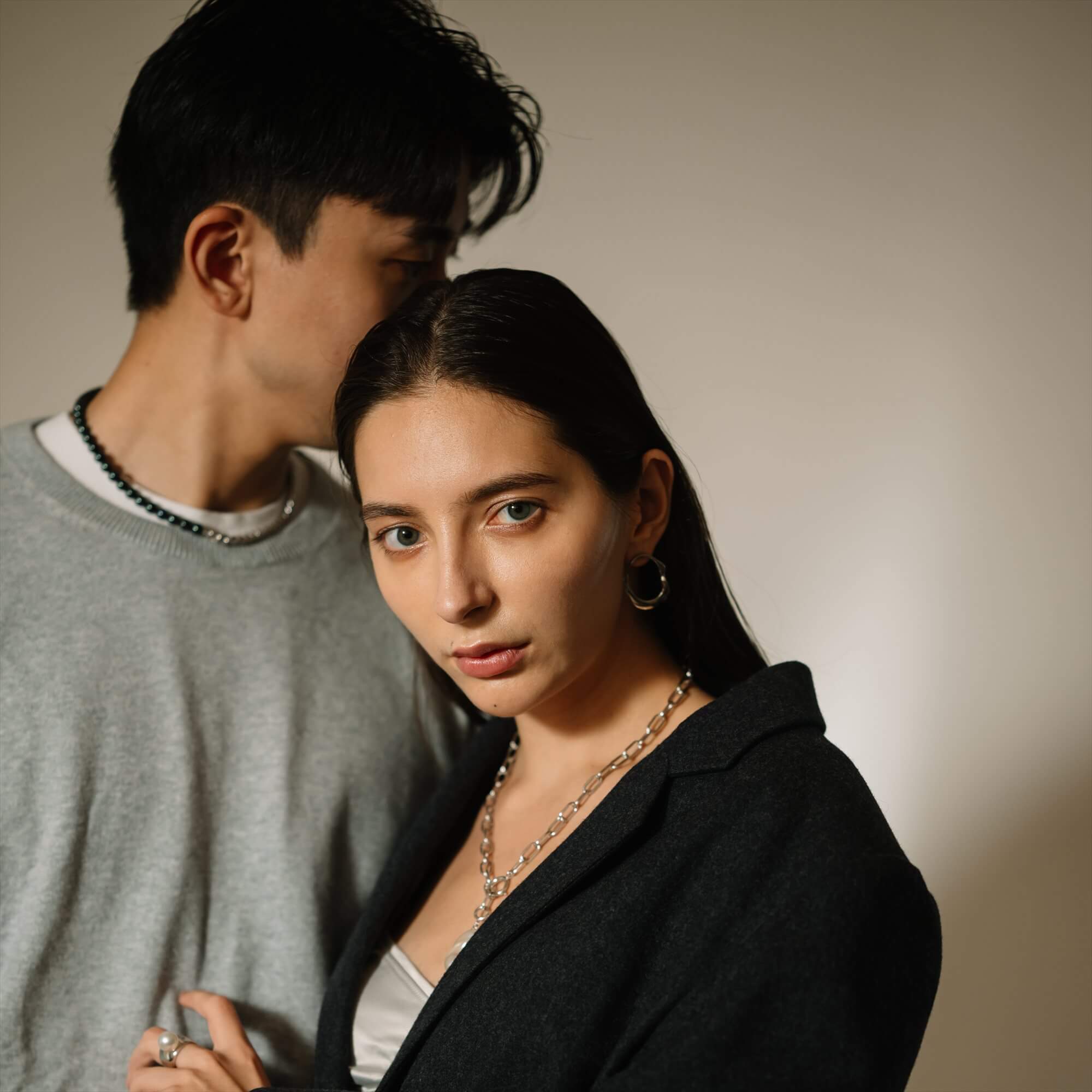 Martine 項鍊 阿古屋黑珍珠 7.0-7.5 mm SV925 / 50 厘米