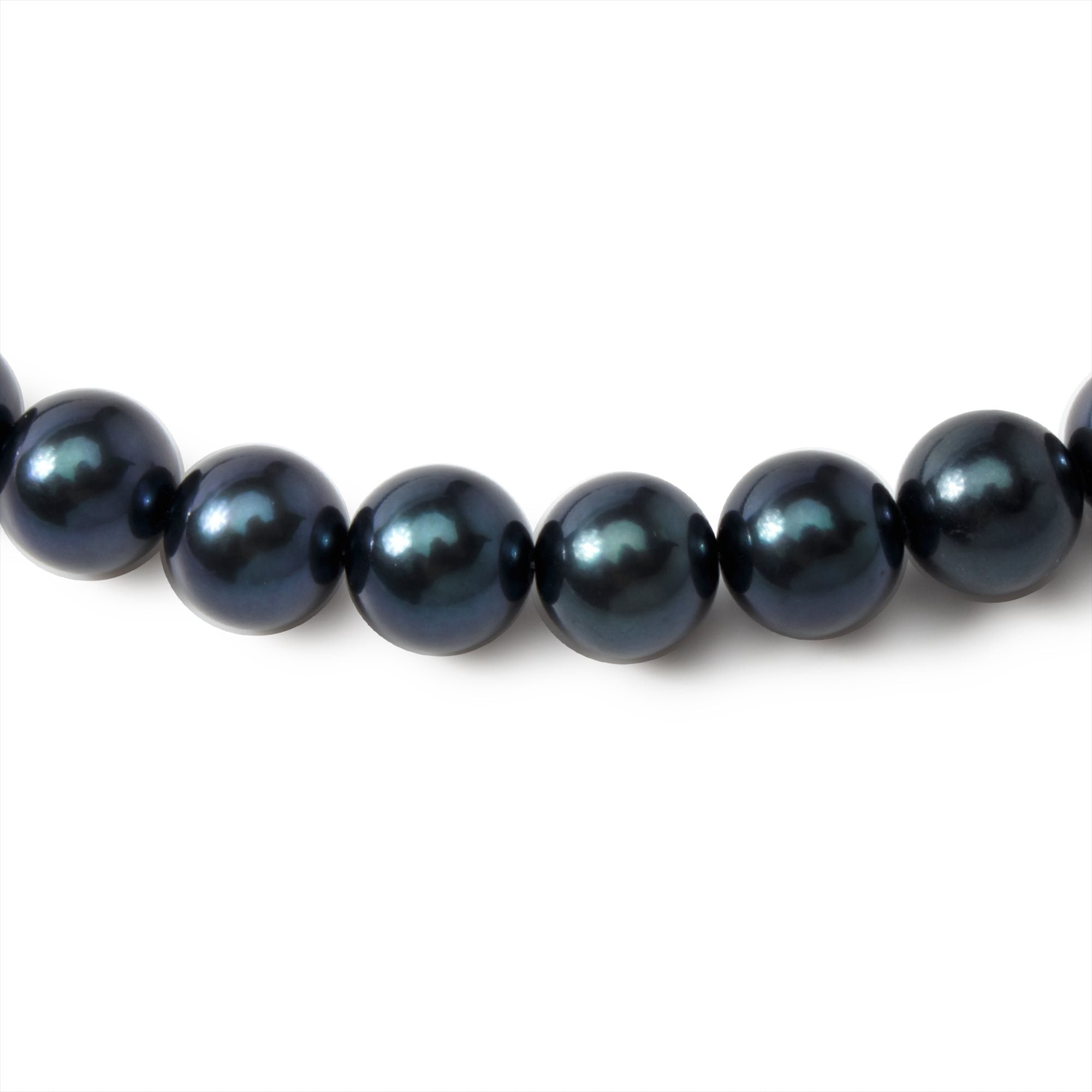 Martine 項鍊 阿古屋黑珍珠 7.0-7.5 mm SV925 / 42 厘米