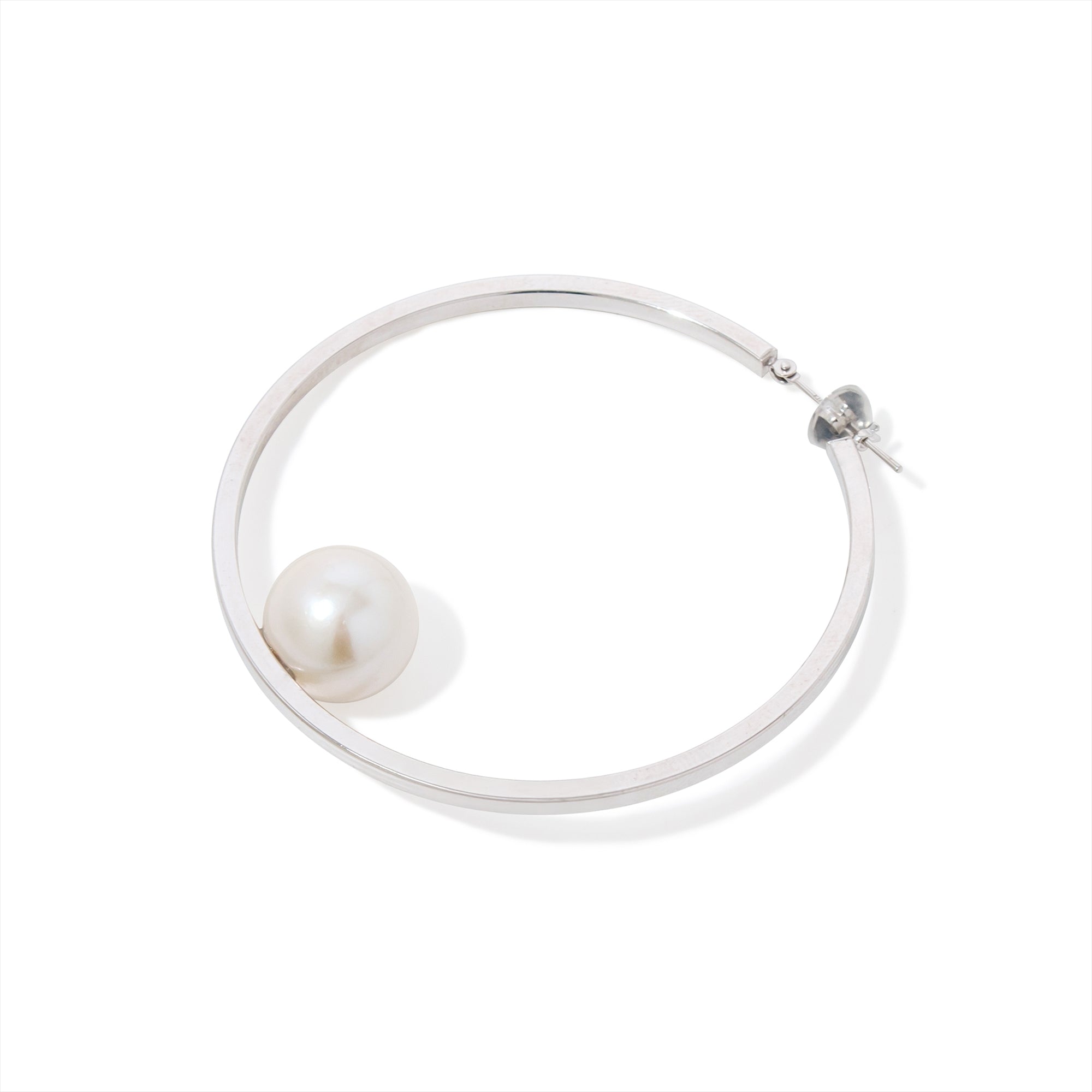 Mirage Earring Freshwater Pearl 11mmUP SV925/K14WG