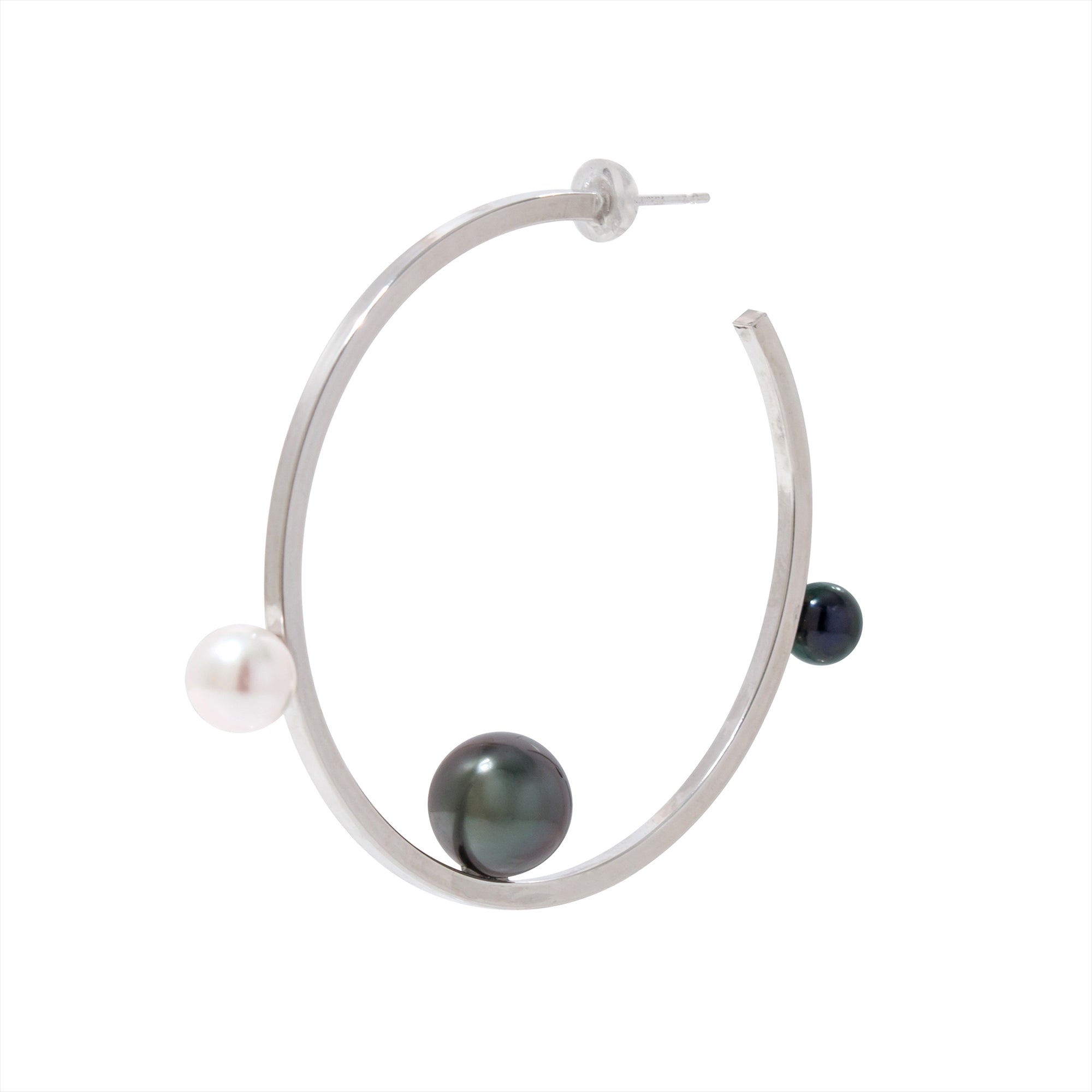 Mirage Earring Tahitian/Akoya Pearl 6–11mm SV925/K14WG