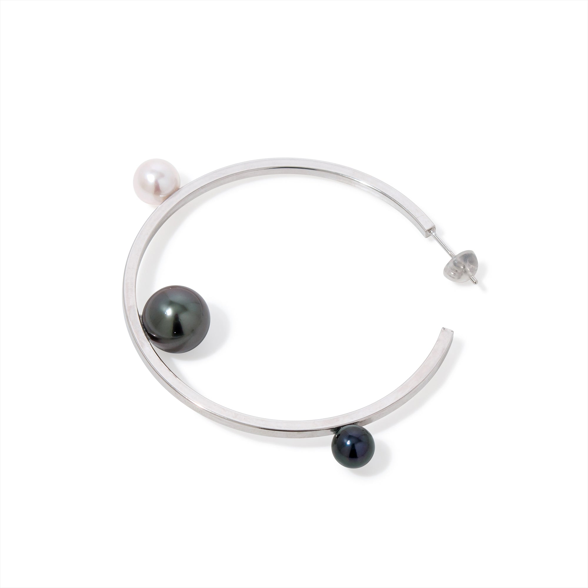 Mirage Earring Tahitian/Akoya Pearl 6–11mm SV925/K14WG