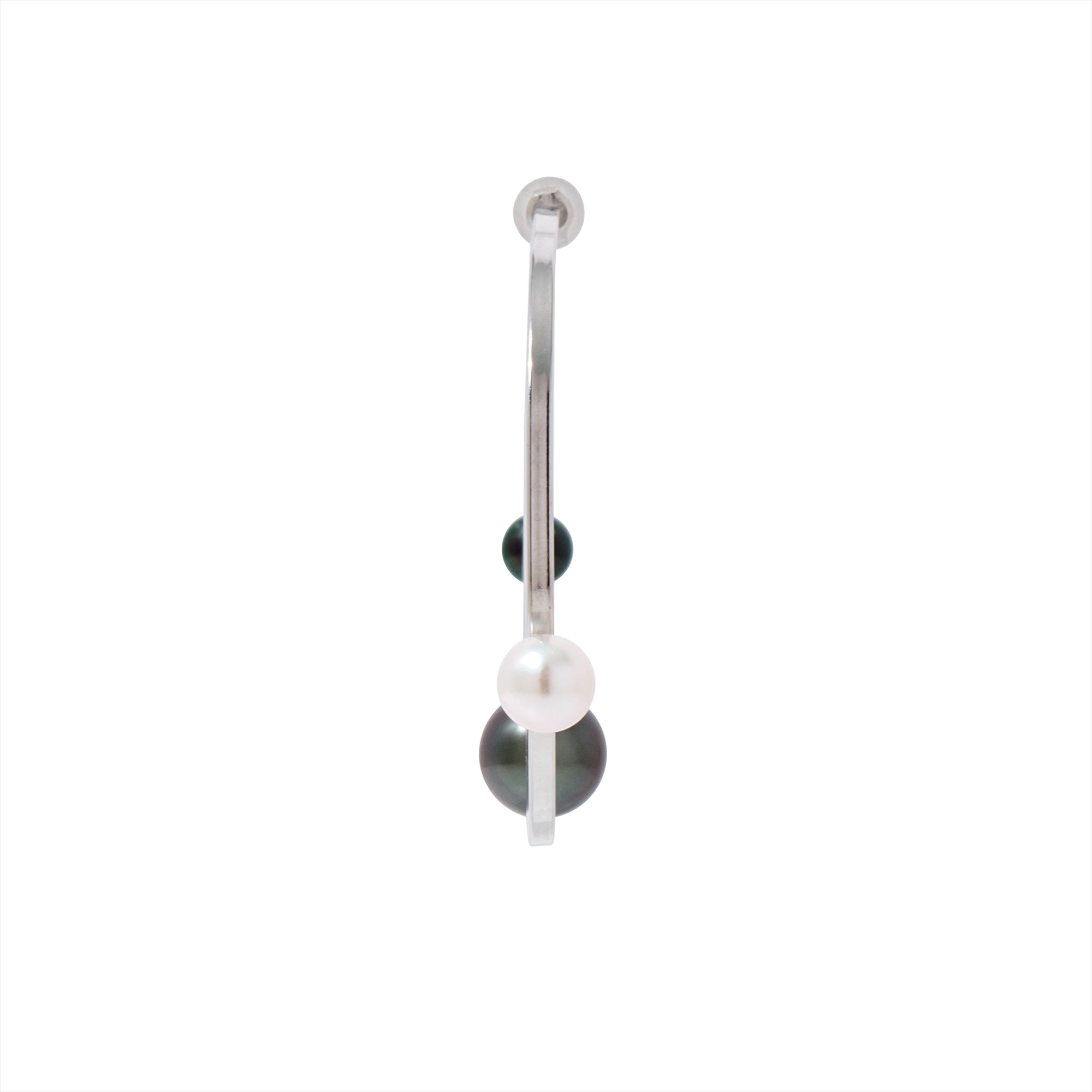 Mirage Earring Tahitian/Akoya Pearl 6–11mm SV925/K14WG