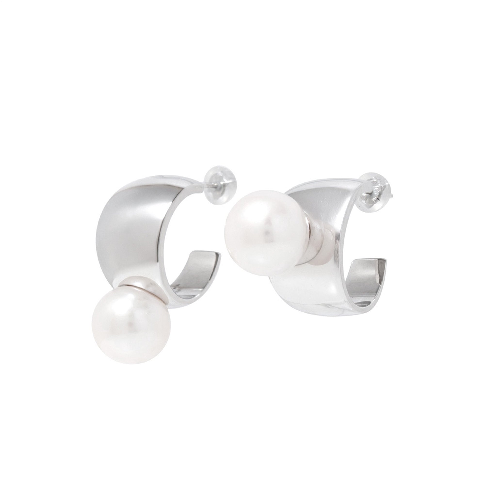 Margot Earrings Freshwater Pearl 11mmUP SV925/K18WG